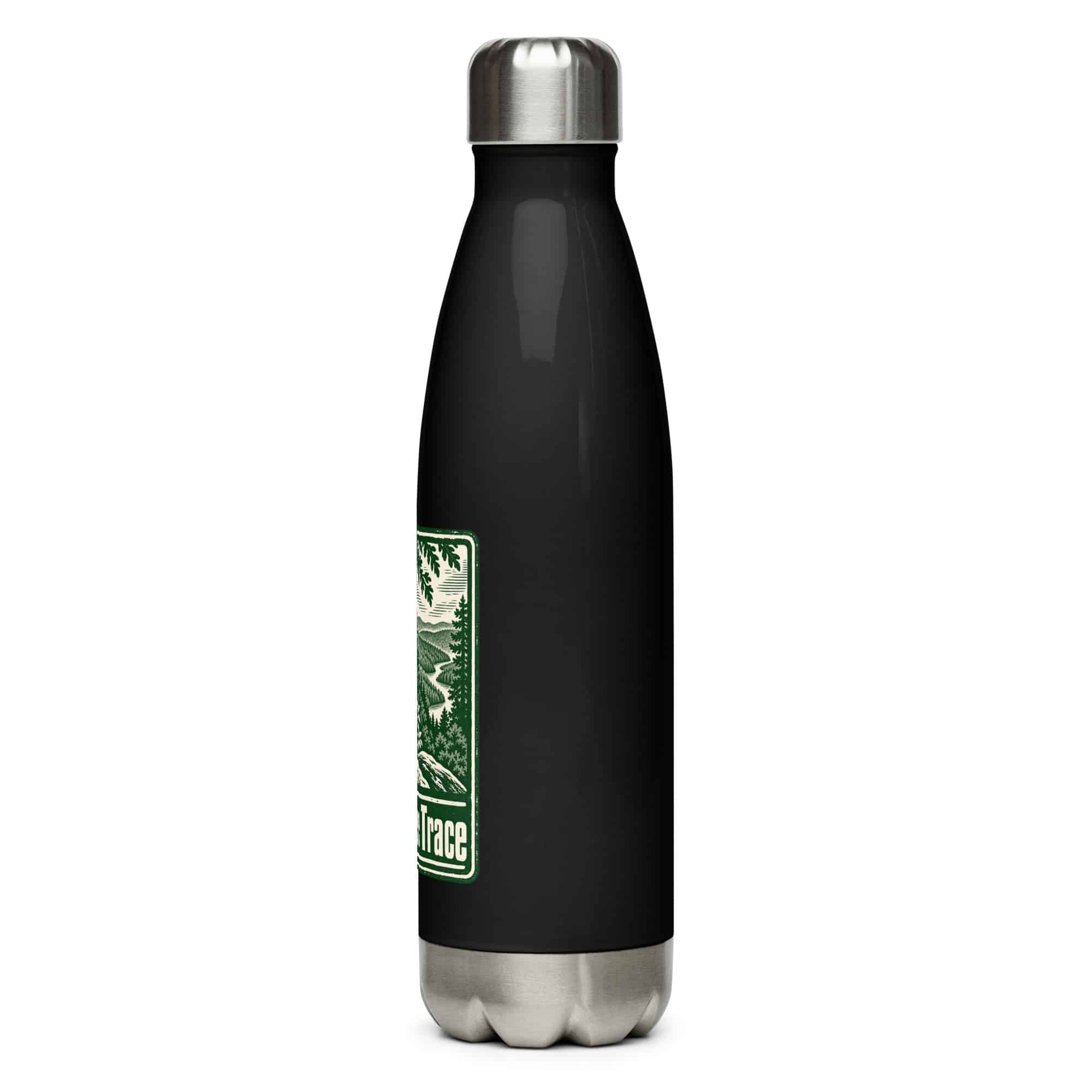 Sheltowee Trace Stainless Steel Water Bottle: Sheltowee Trace, Forest Ink Stamp