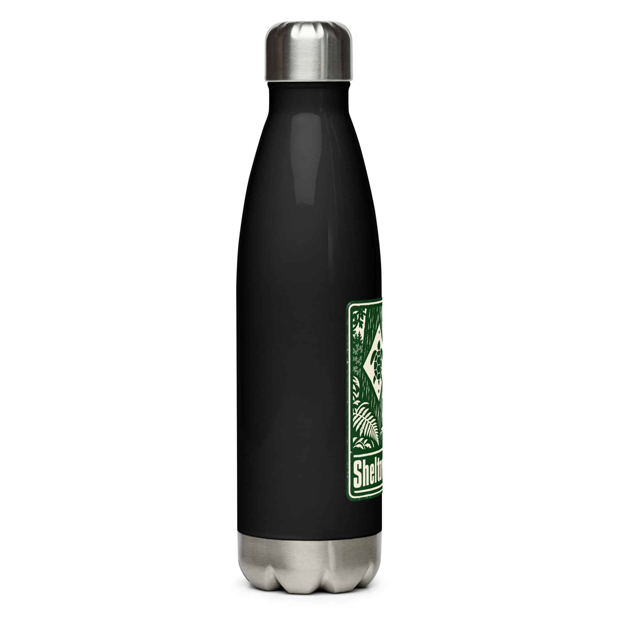 Sheltowee Trace Stainless Steel Water Bottle: Sheltowee Trace, Forest Ink Stamp