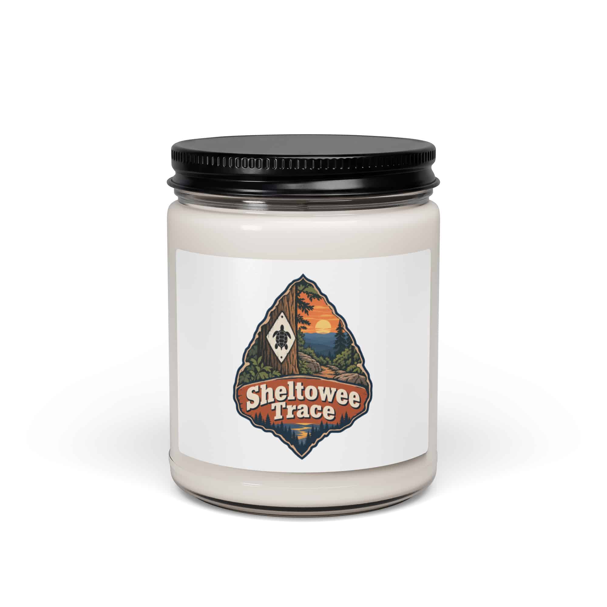 Sheltowee Trace Soy Wax Candle: Sheltowee Trace, Scenic Shield Badge
