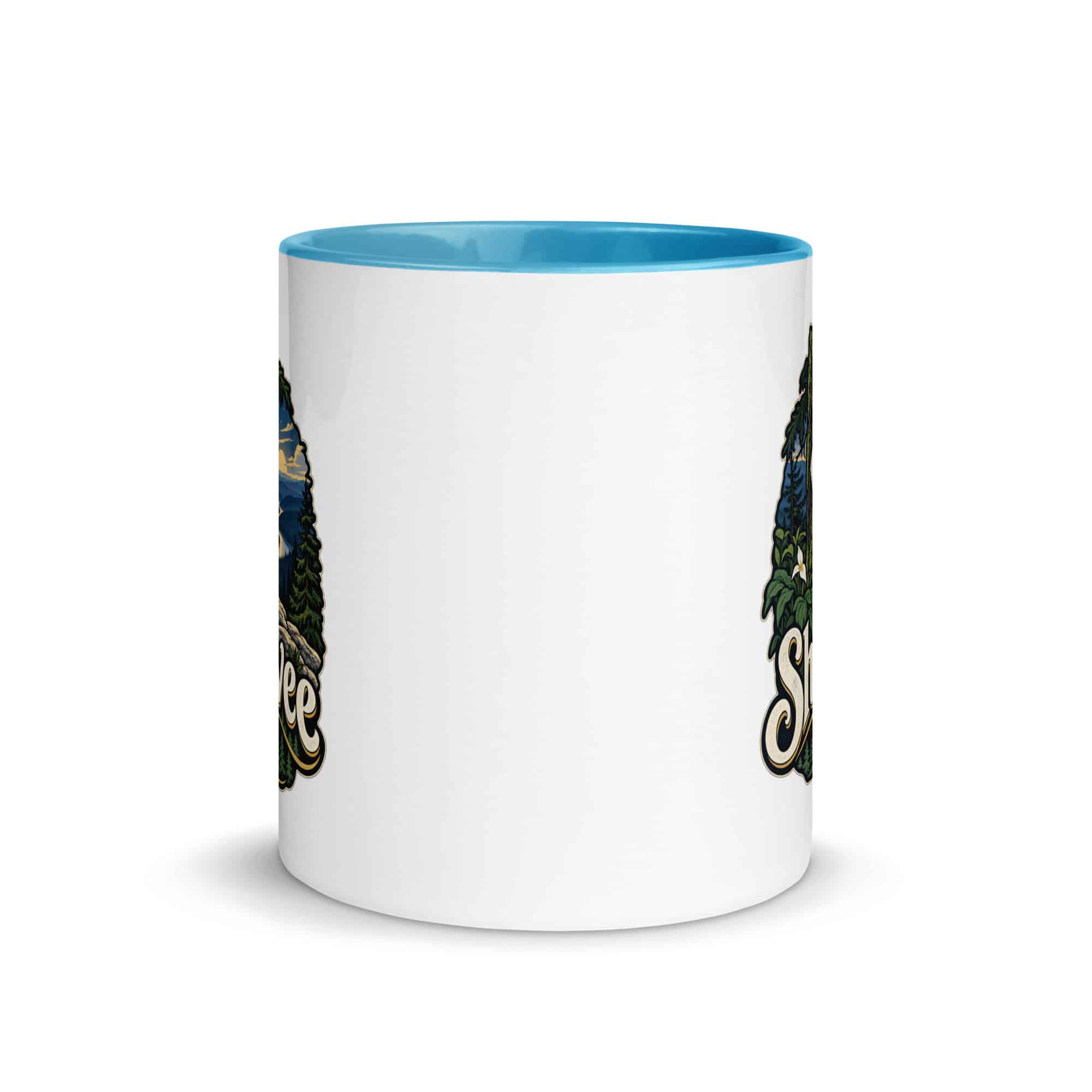 Sheltowee Trace Color Inside Coffee Mug: Sheltowee Trace, Woodland Scenic Lettering