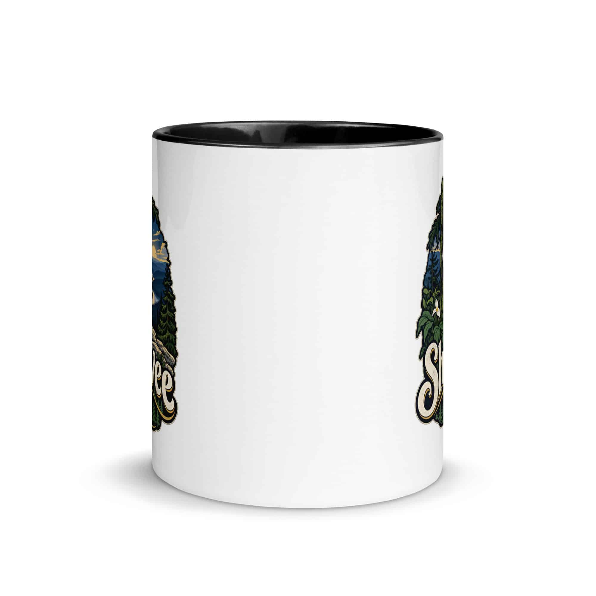 Sheltowee Trace Color Inside Coffee Mug: Sheltowee Trace, Woodland Scenic Lettering