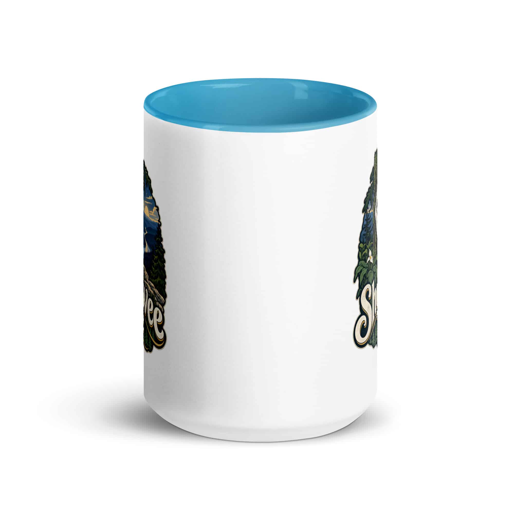 Sheltowee Trace Color Inside Coffee Mug: Sheltowee Trace, Woodland Scenic Lettering