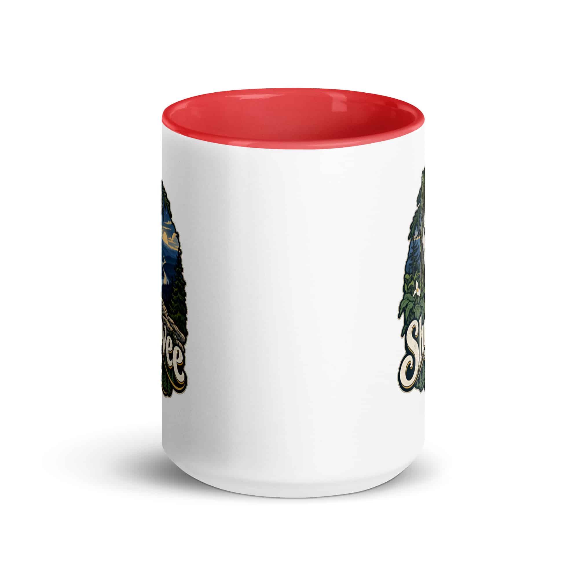 Sheltowee Trace Color Inside Coffee Mug: Sheltowee Trace, Woodland Scenic Lettering