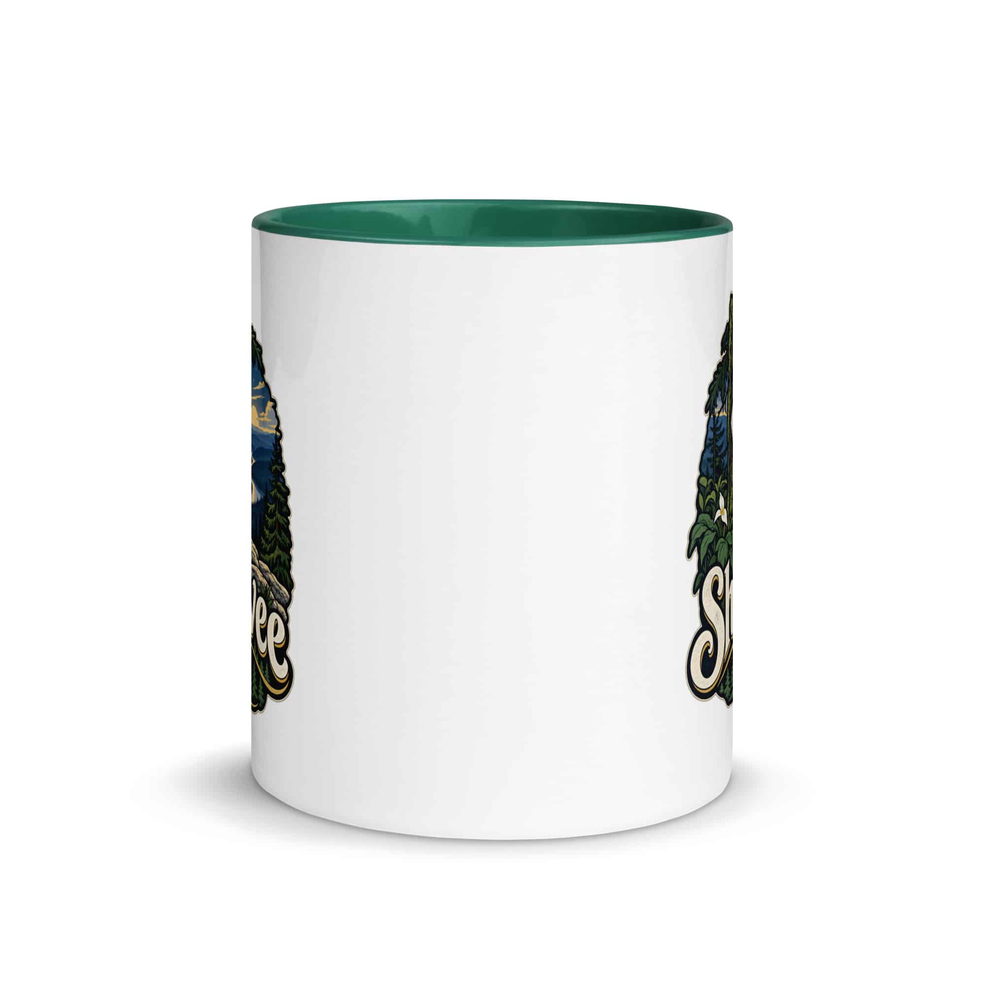 Sheltowee Trace Color Inside Coffee Mug: Sheltowee Trace, Woodland Scenic Lettering