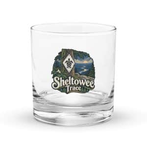 Sheltowee Trace Rocks Glass: Sheltowee Trace, Woodland Scenic Lettering - 10.5 oz - Main