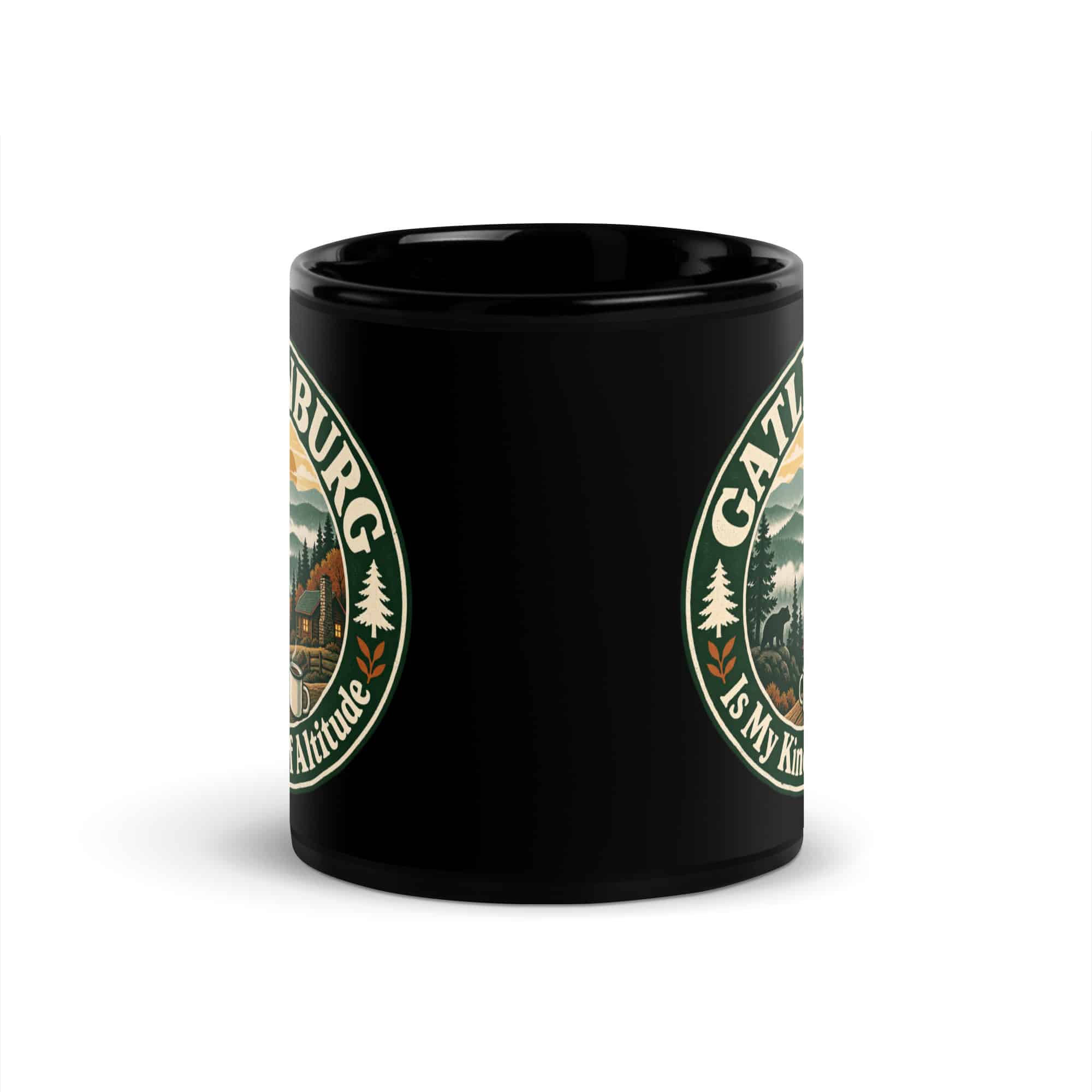 Gatlinburg Black Coffee Mug: Gatlinburg Is My Kind of Altitude