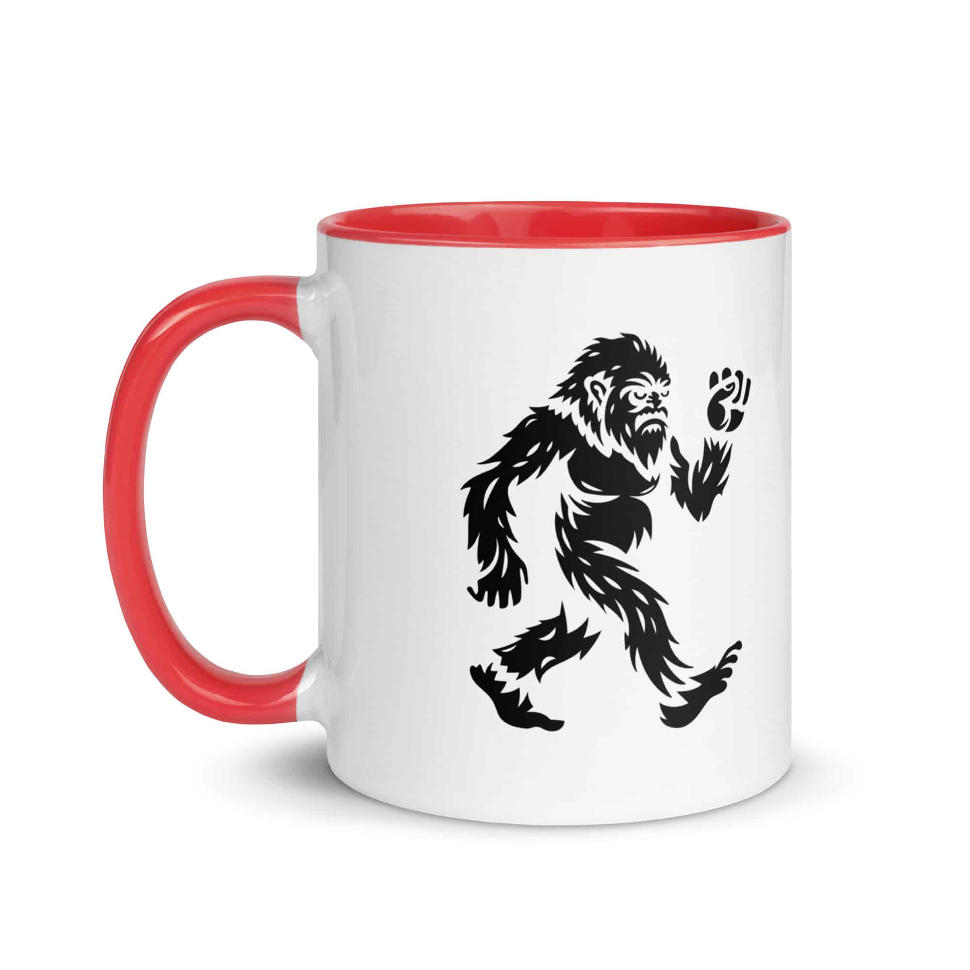 Black Bigfoot by Chase Patrick Myers Color Inside Mug