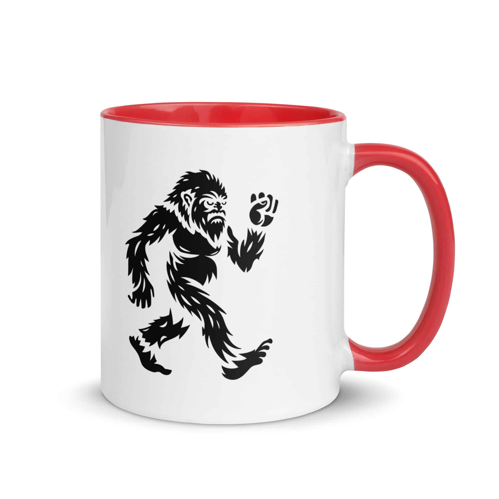 Black Bigfoot by Chase Patrick Myers Color Inside Mug