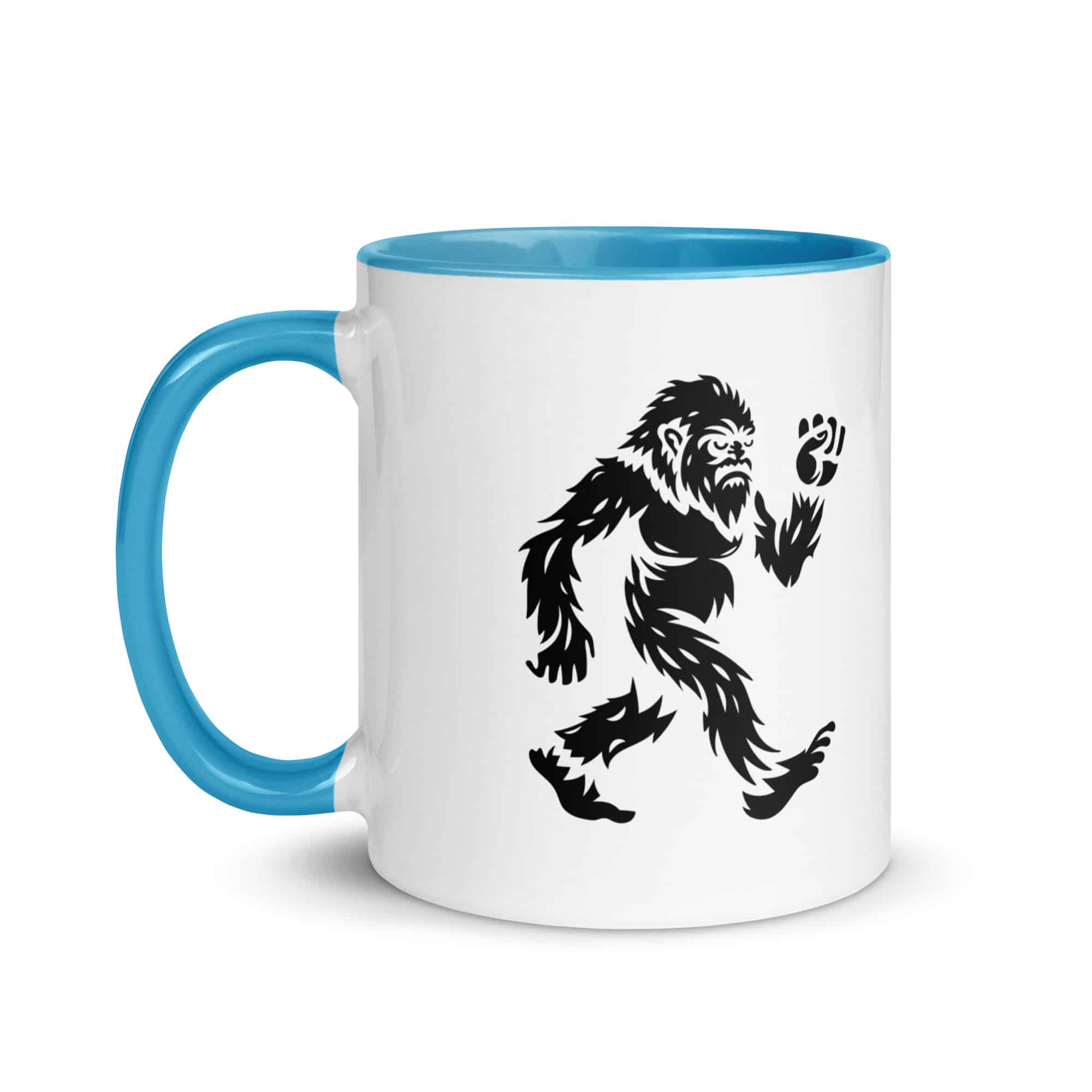 Black Bigfoot by Chase Patrick Myers Color Inside Mug