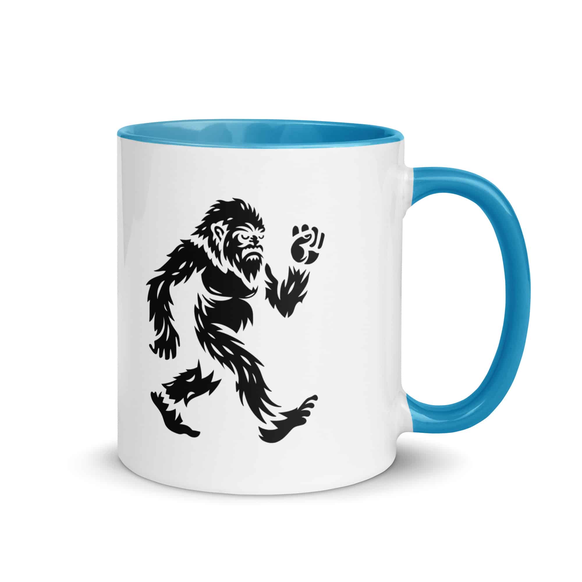 Black Bigfoot by Chase Patrick Myers Color Inside Mug