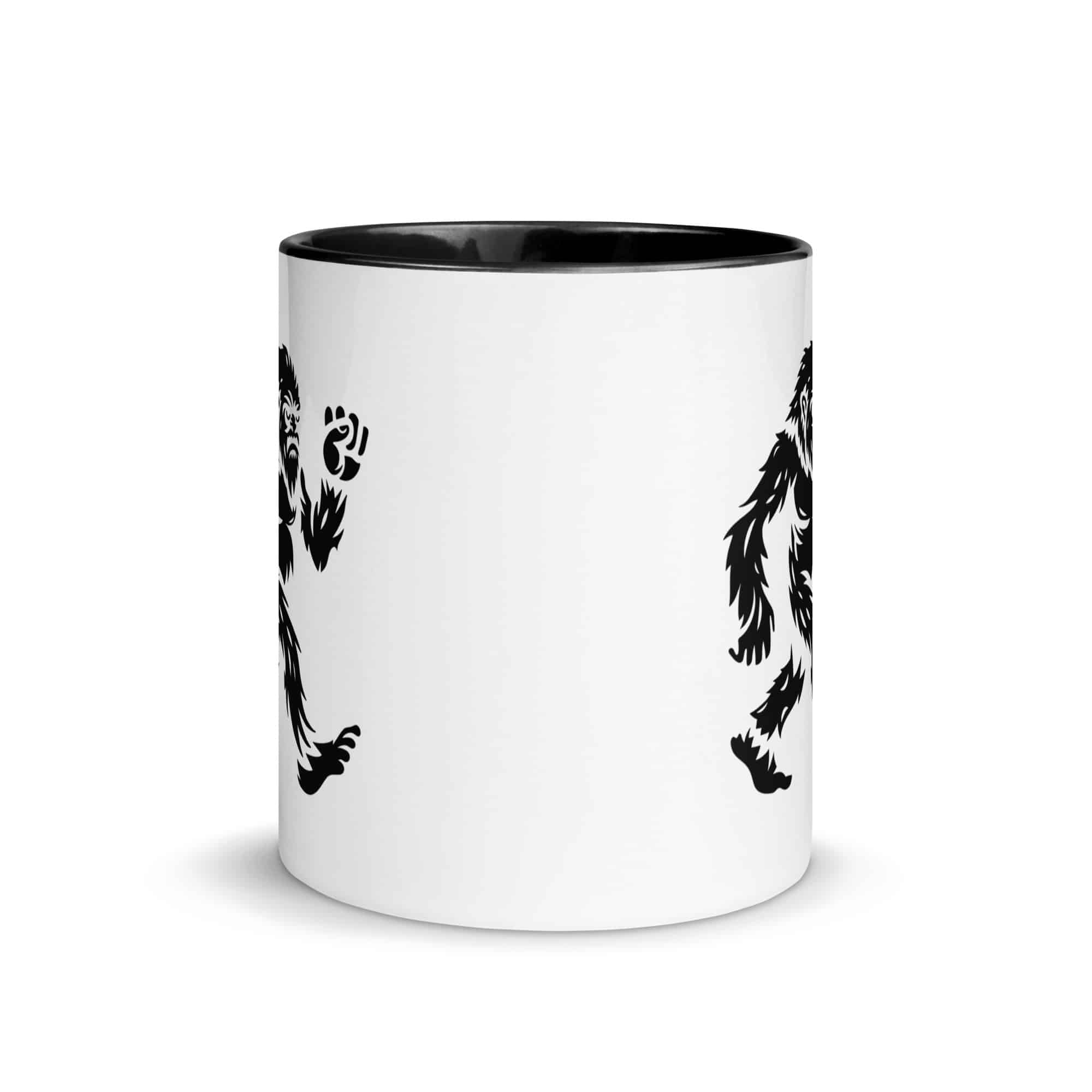 Black Bigfoot by Chase Patrick Myers Color Inside Mug