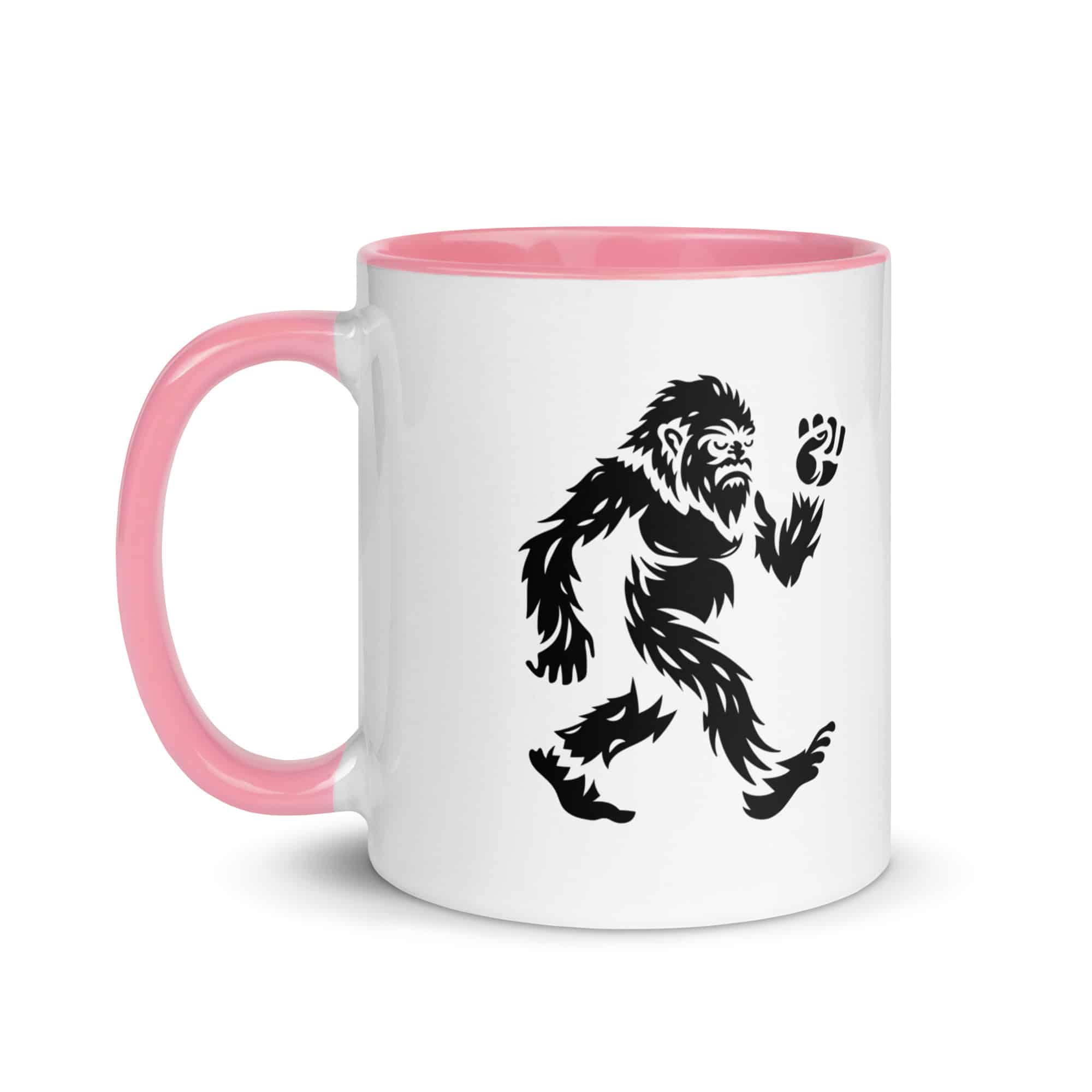 Black Bigfoot by Chase Patrick Myers Color Inside Mug