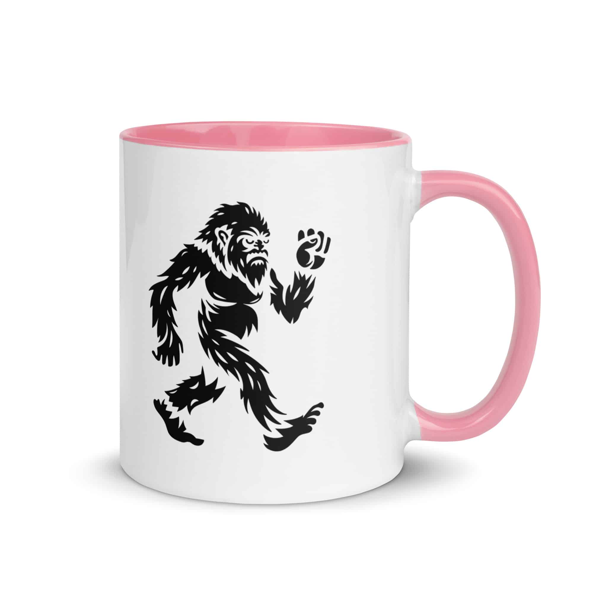 Black Bigfoot by Chase Patrick Myers Color Inside Mug