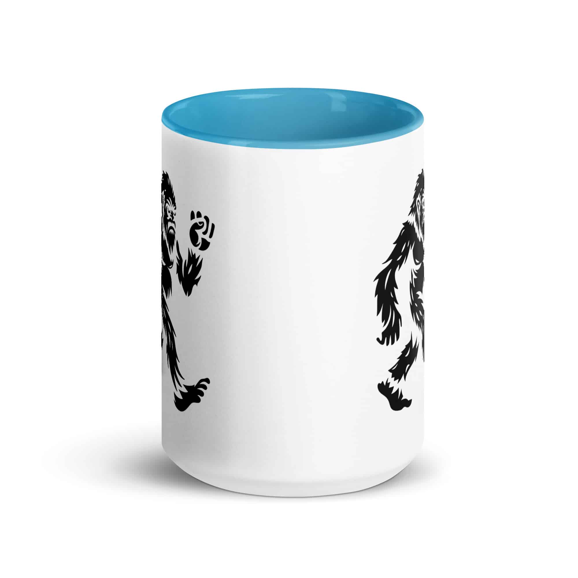 Black Bigfoot by Chase Patrick Myers Color Inside Mug