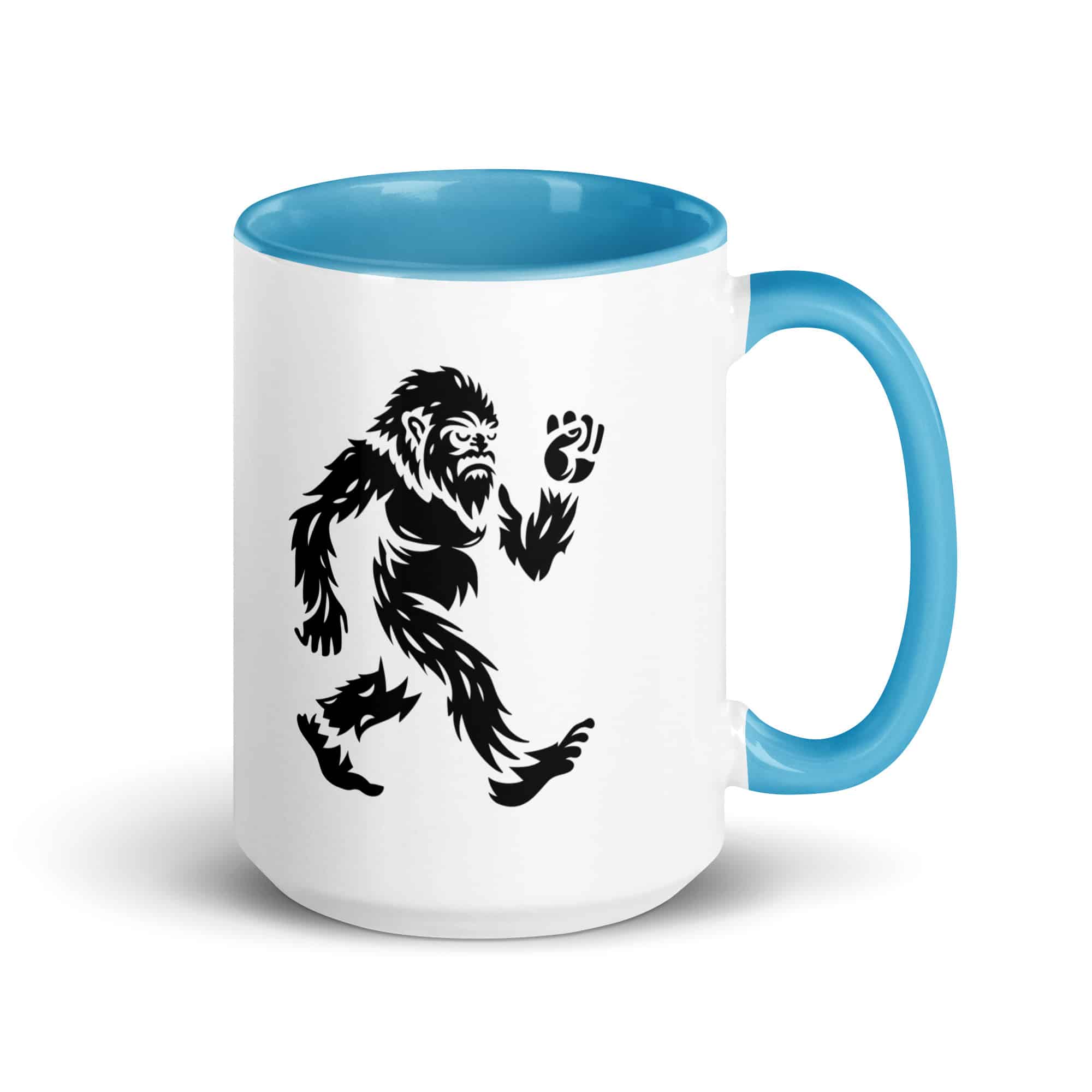 Black Bigfoot by Chase Patrick Myers Color Inside Mug