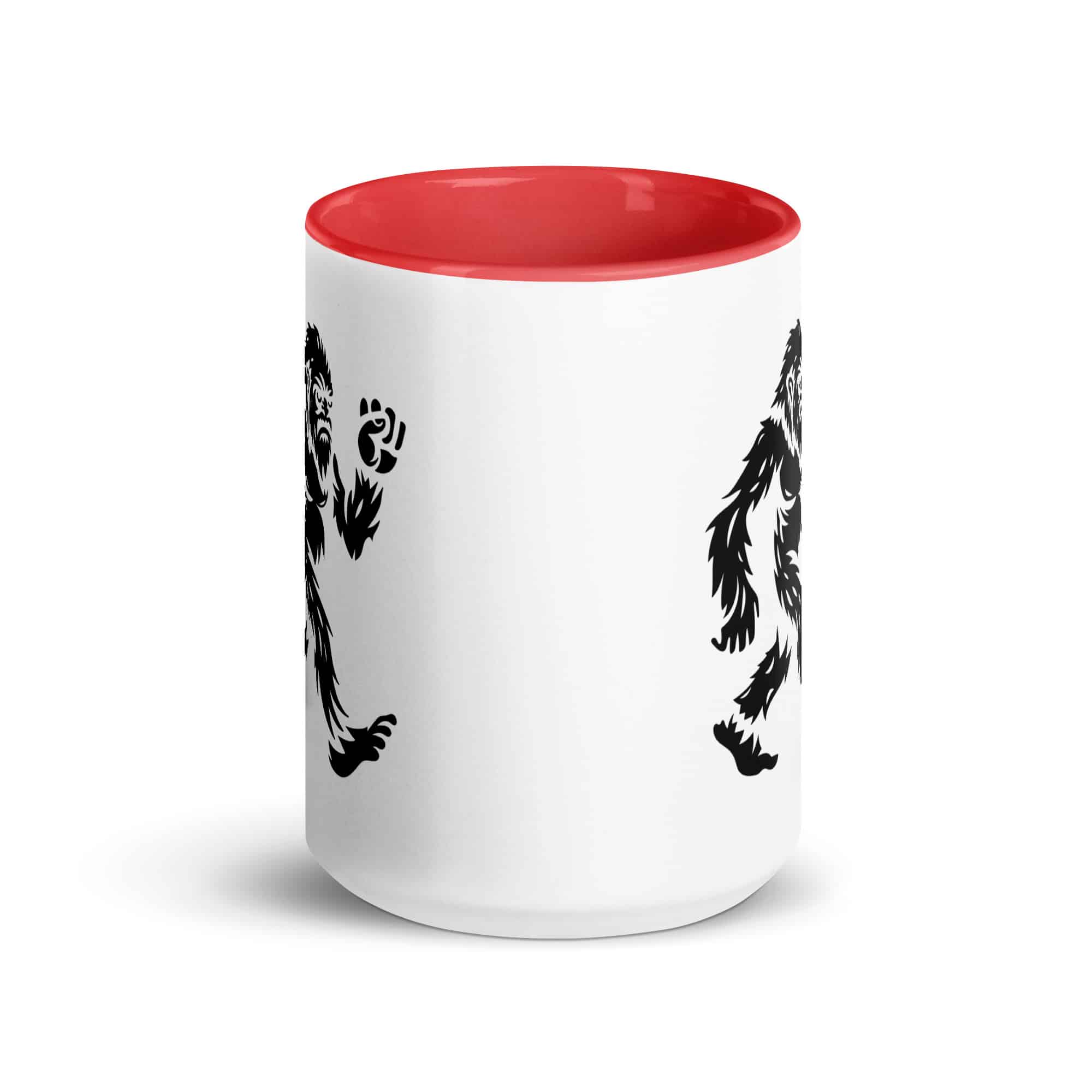 Black Bigfoot by Chase Patrick Myers Color Inside Mug