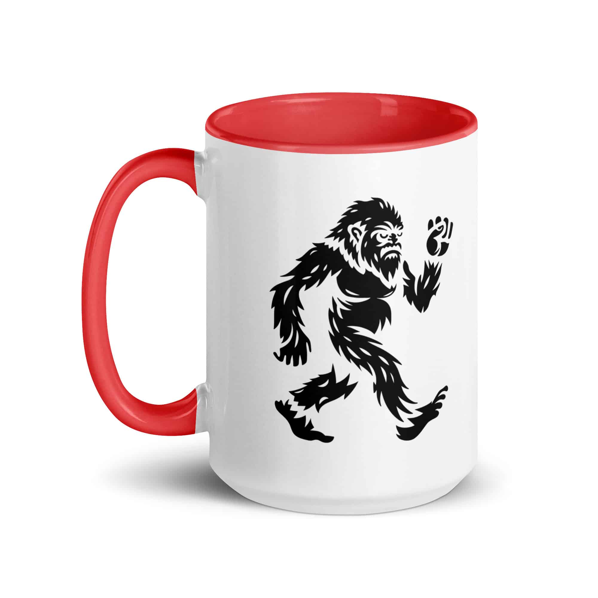 Black Bigfoot by Chase Patrick Myers Color Inside Mug