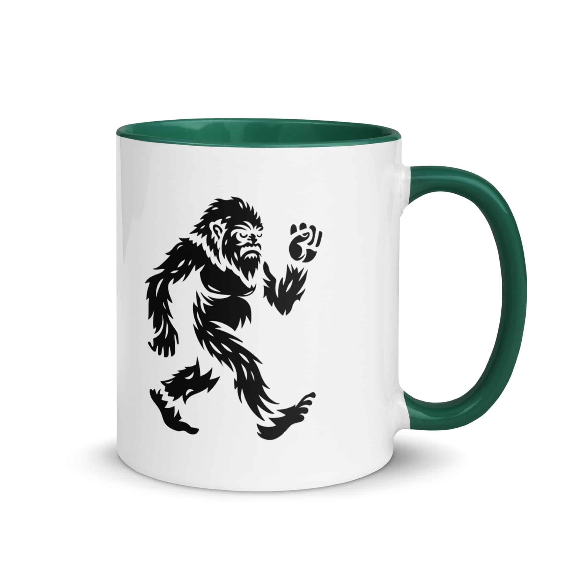 Black Bigfoot by Chase Patrick Myers Color Inside Mug