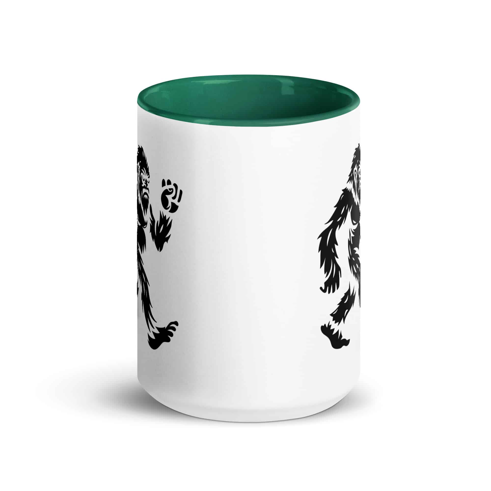 Black Bigfoot by Chase Patrick Myers Color Inside Mug