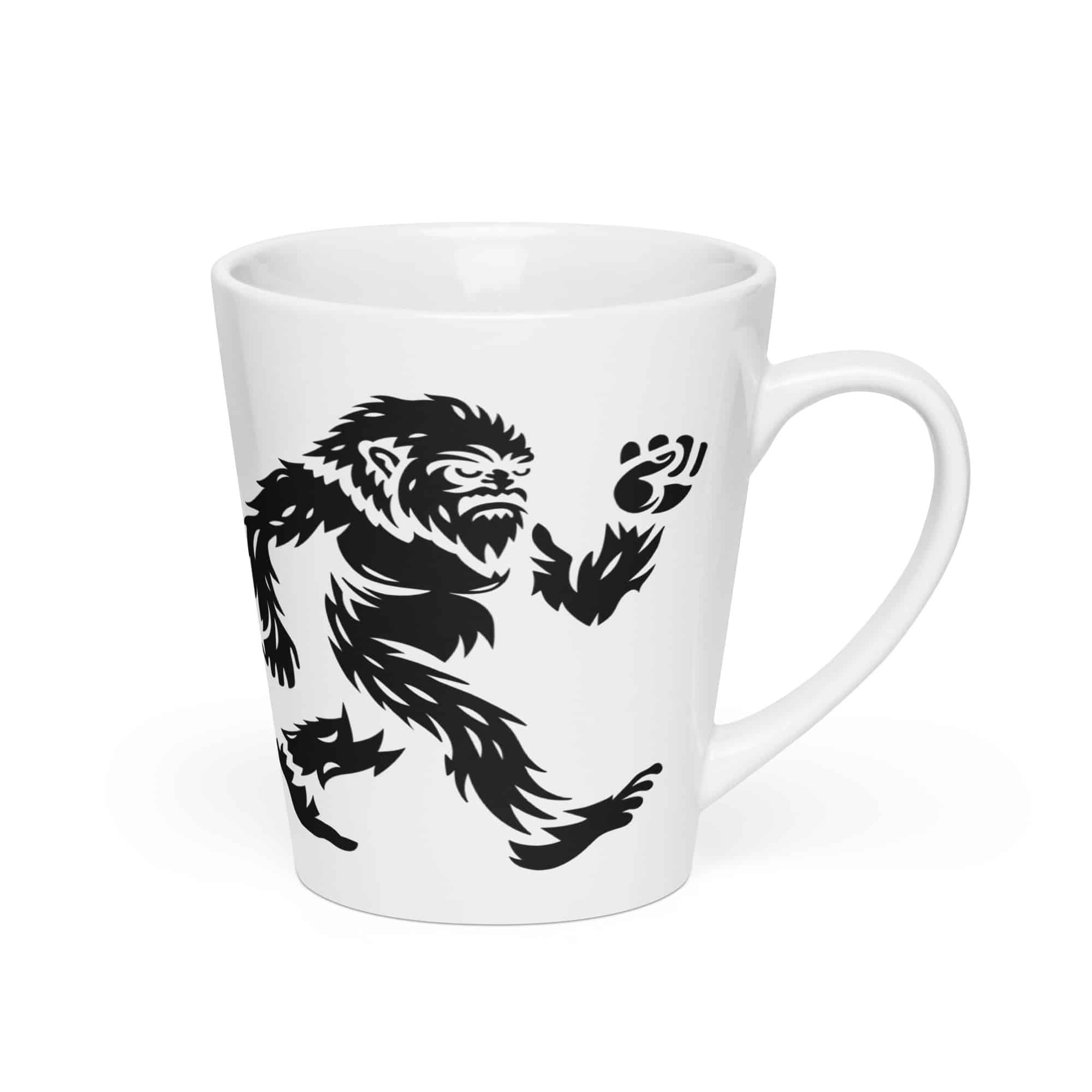 Black Bigfoot by Chase Patrick Myers Latte Mug