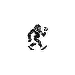 Chase Bigfoot Black Vinyl Sticker - 3x3 - Main