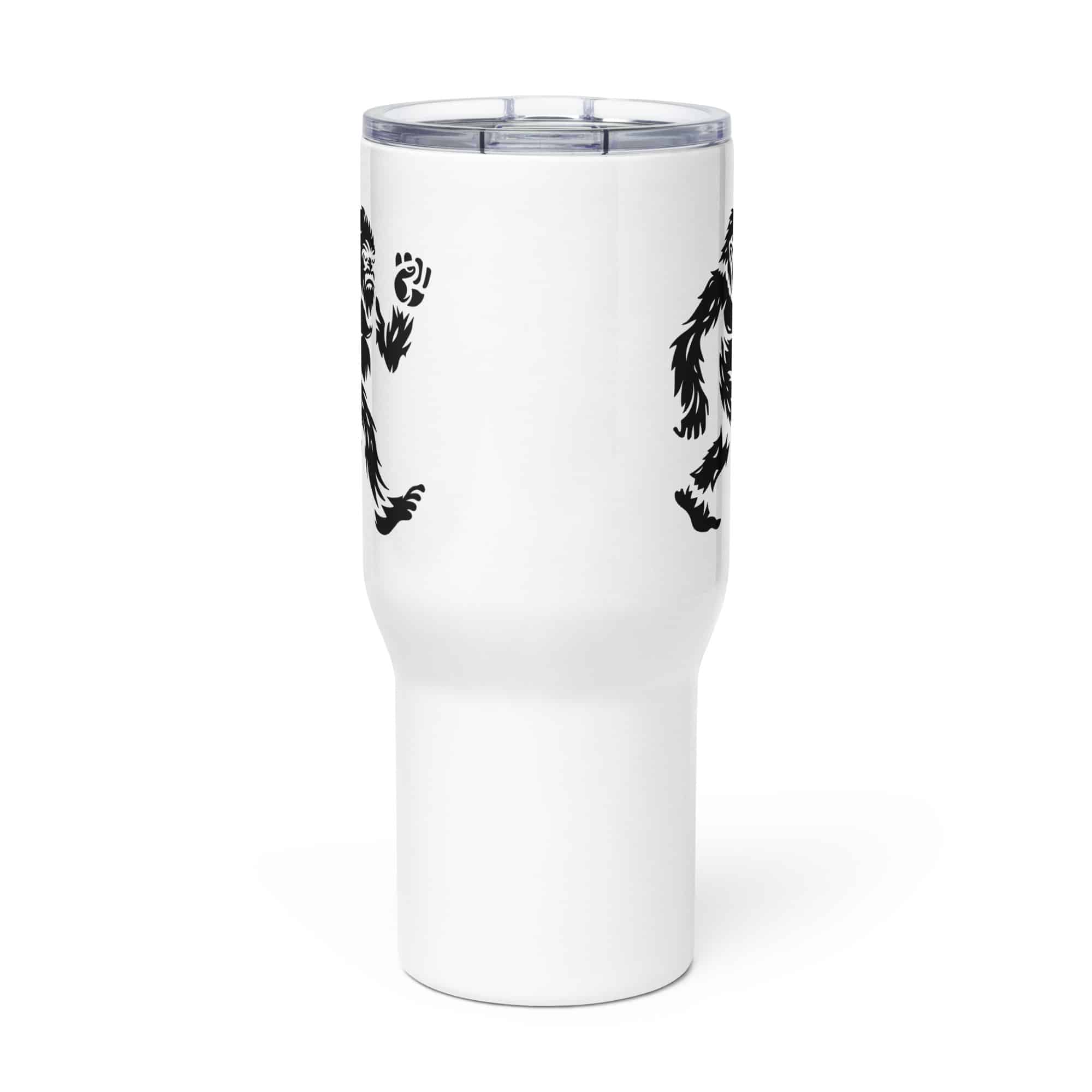 Black Bigfoot by Chase Patrick Myers Travel Mug