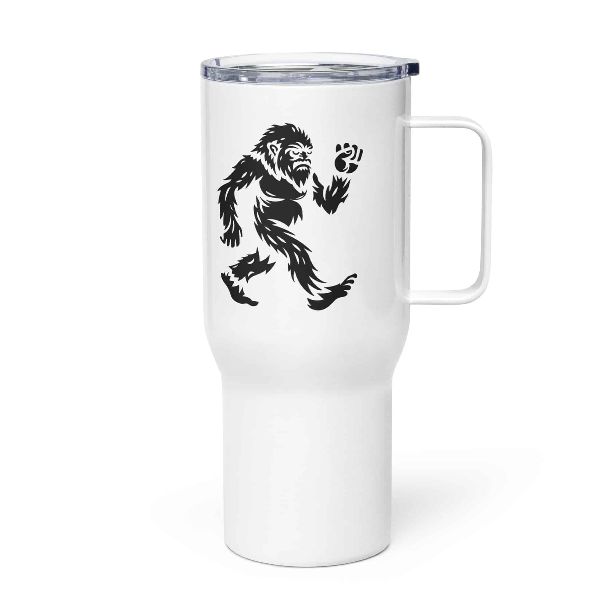 Black Bigfoot by Chase Patrick Myers Travel Mug