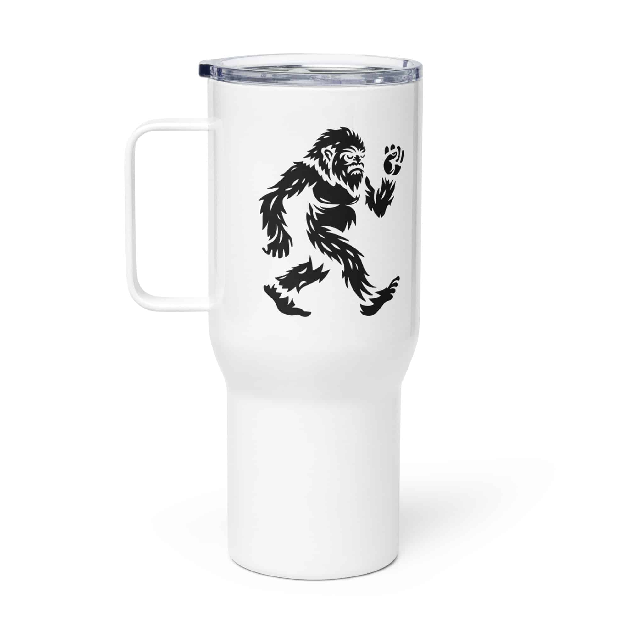 Black Bigfoot by Chase Patrick Myers Travel Mug