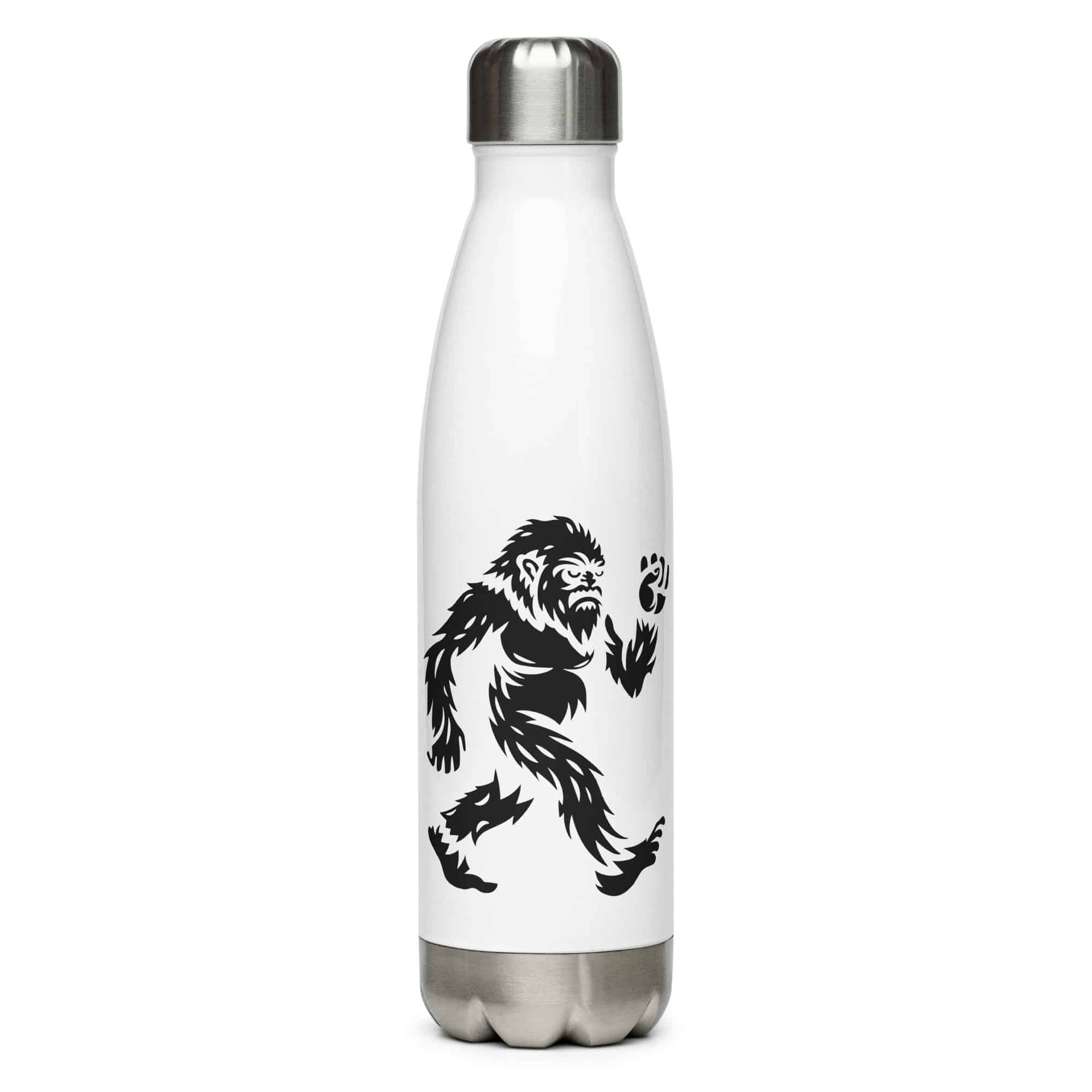 Black Bigfoot by Chase Patrick Myers Water Bottle