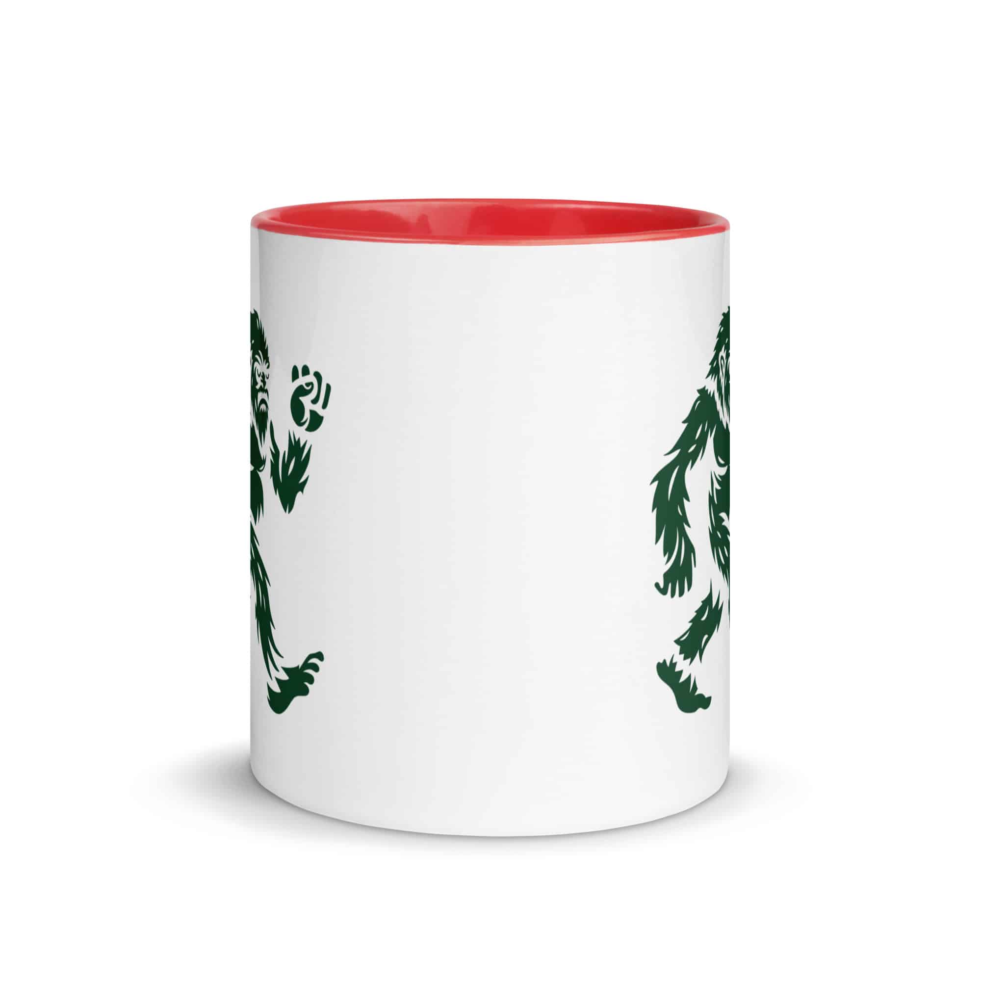 Forest Green Bigfoot by Chase Patrick Myers Color Inside Mug
