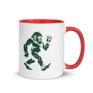 Chase Bigfoot Forest Green Color Inside Coffee Mug - 11 oz - Main