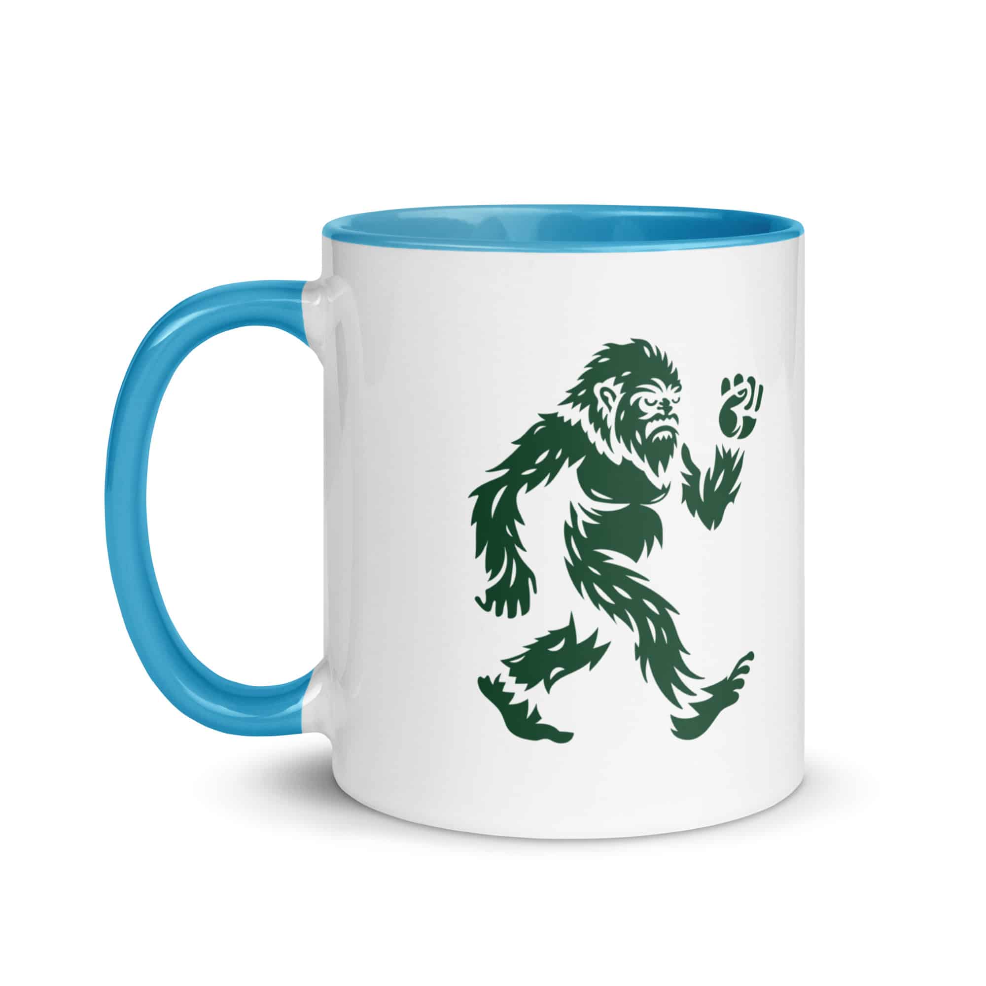 Forest Green Bigfoot by Chase Patrick Myers Color Inside Mug