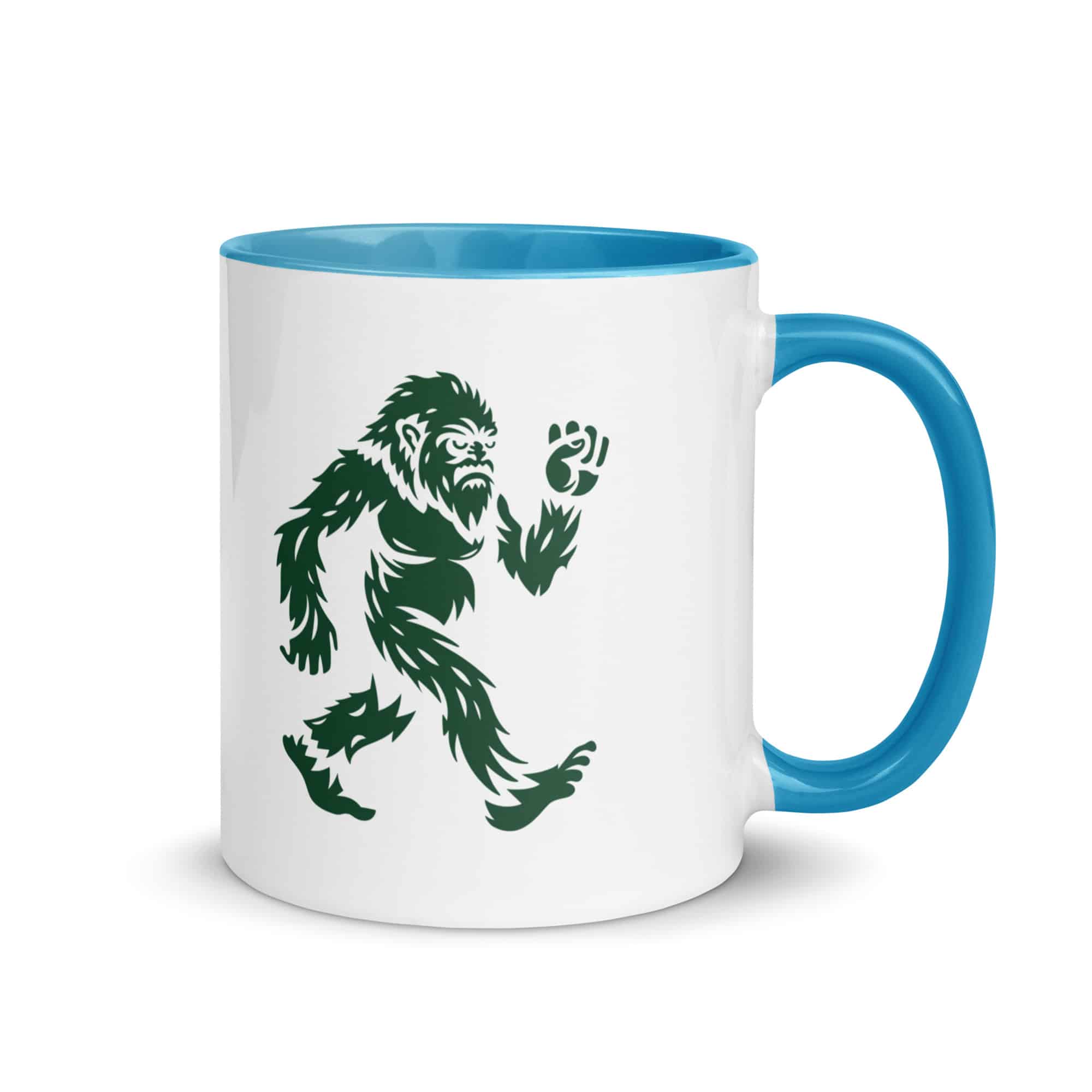 Forest Green Bigfoot by Chase Patrick Myers Color Inside Mug