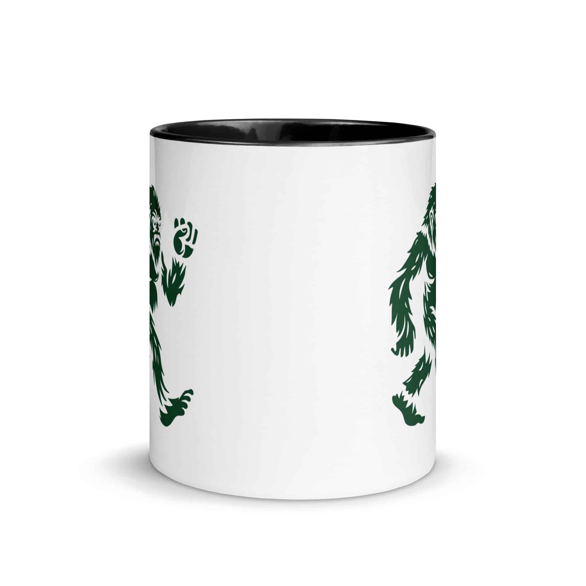Forest Green Bigfoot by Chase Patrick Myers Color Inside Mug