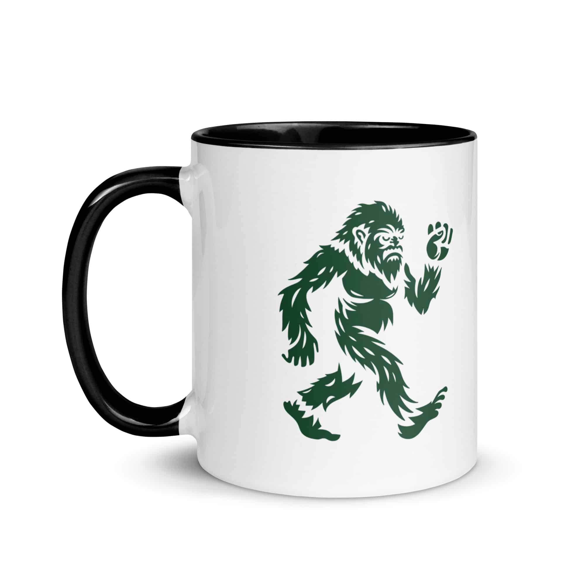 Forest Green Bigfoot by Chase Patrick Myers Color Inside Mug