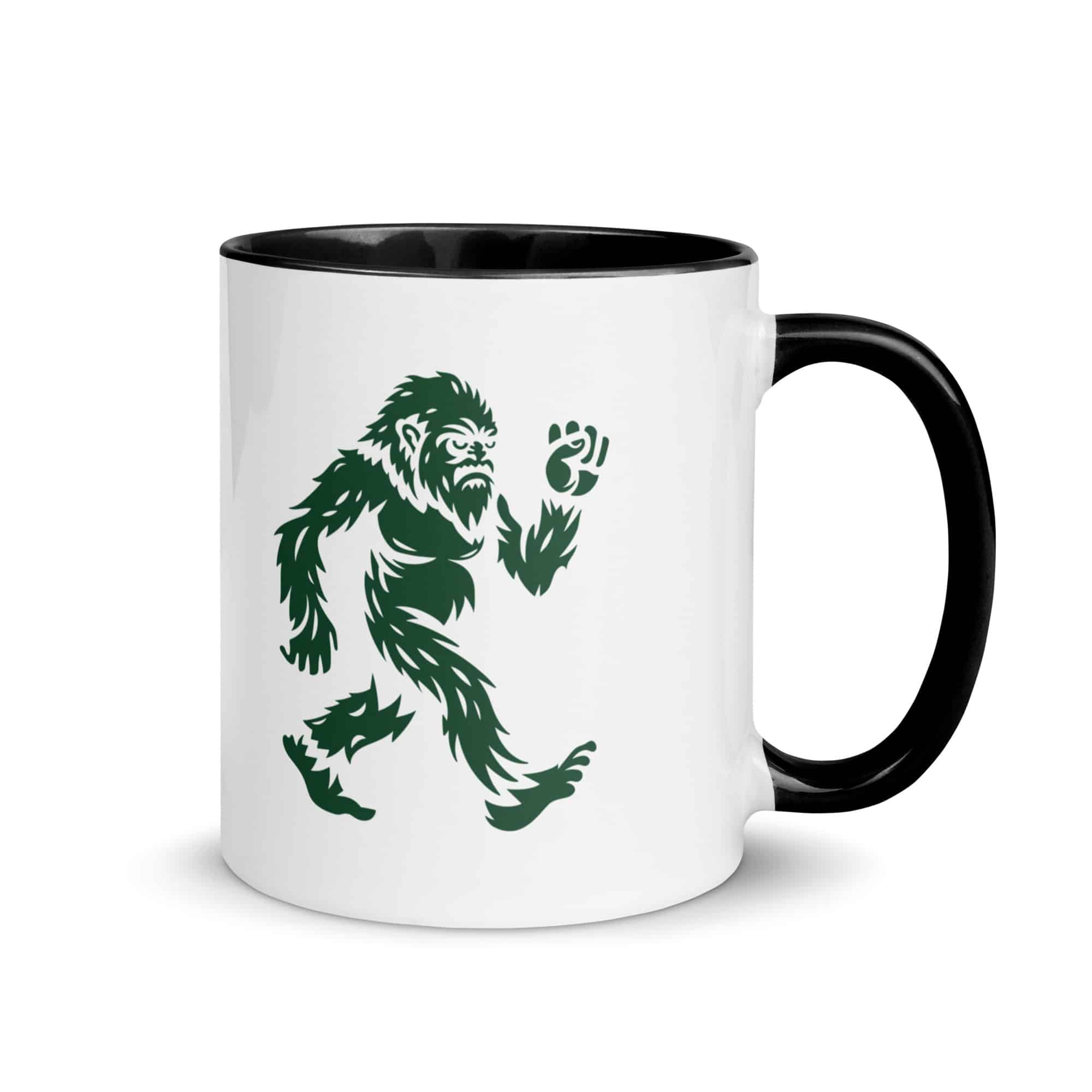 Forest Green Bigfoot by Chase Patrick Myers Color Inside Mug