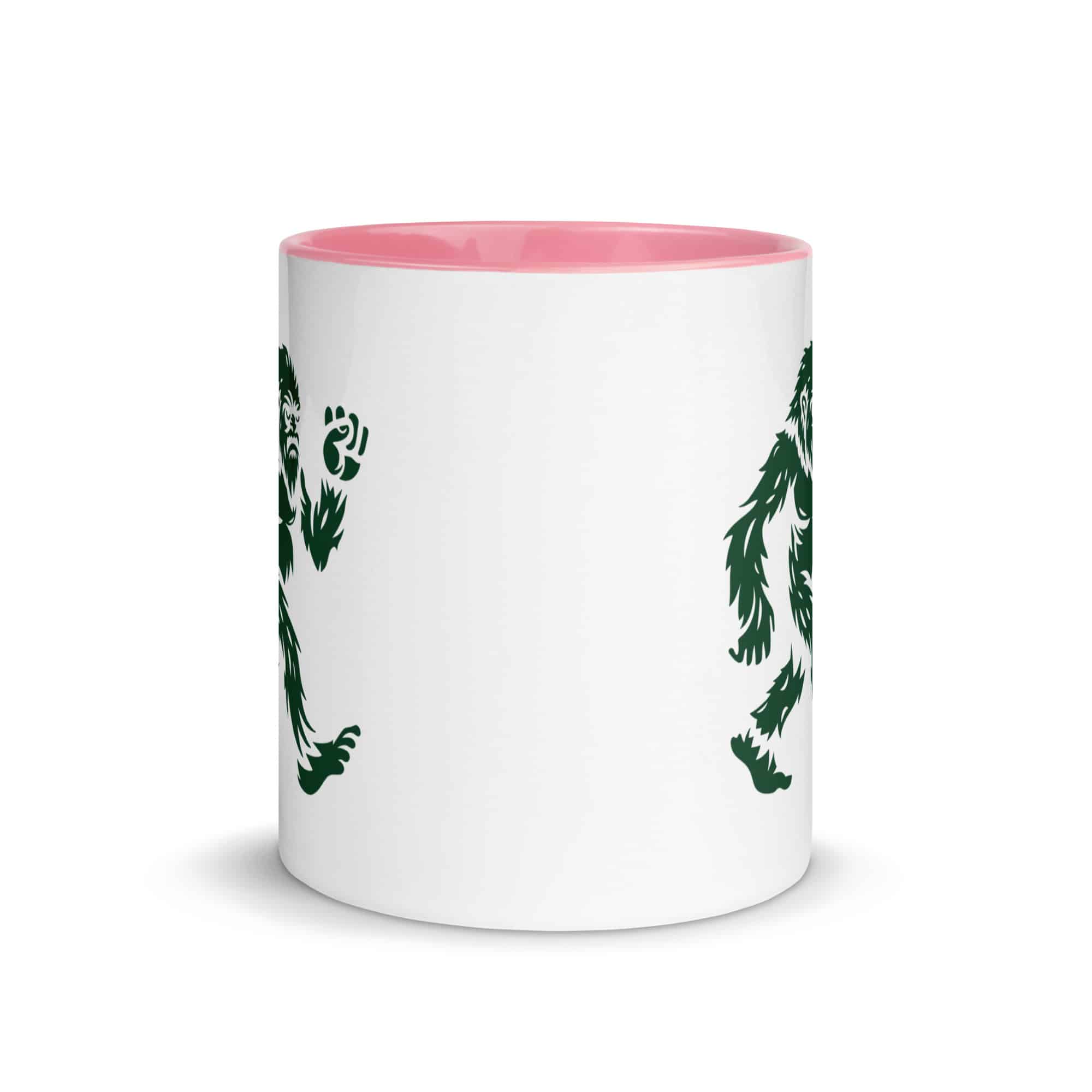 Forest Green Bigfoot by Chase Patrick Myers Color Inside Mug