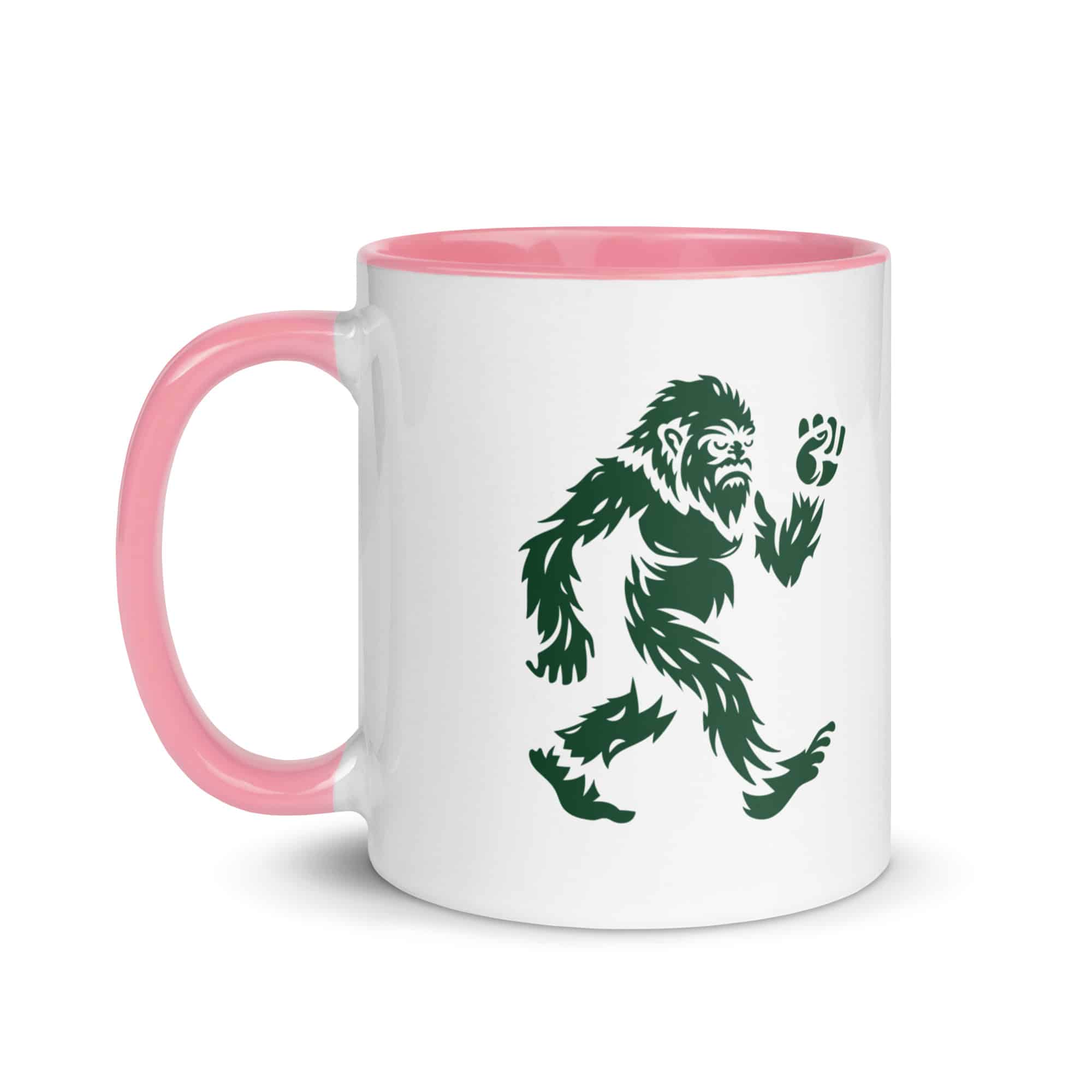 Forest Green Bigfoot by Chase Patrick Myers Color Inside Mug