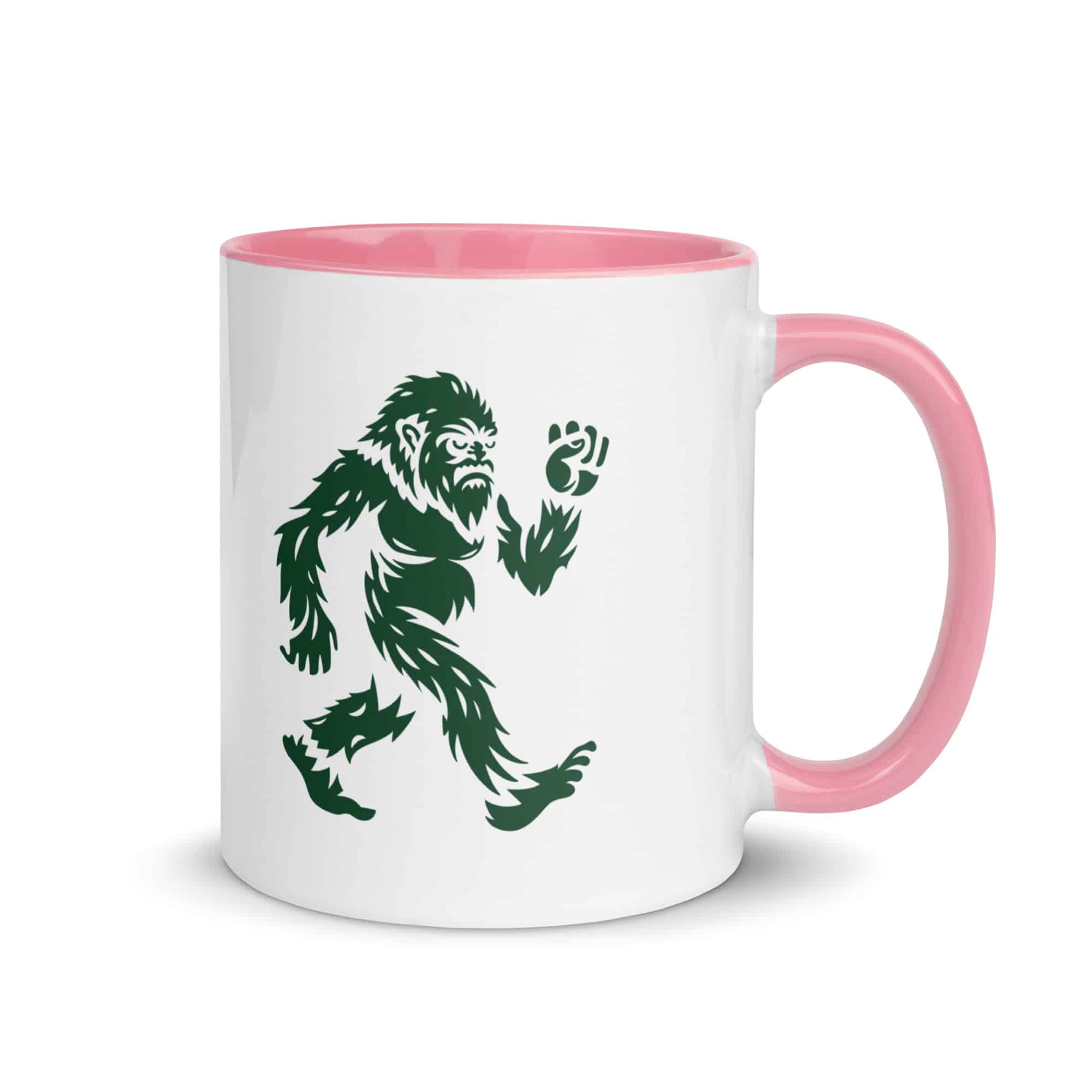 Forest Green Bigfoot by Chase Patrick Myers Color Inside Mug