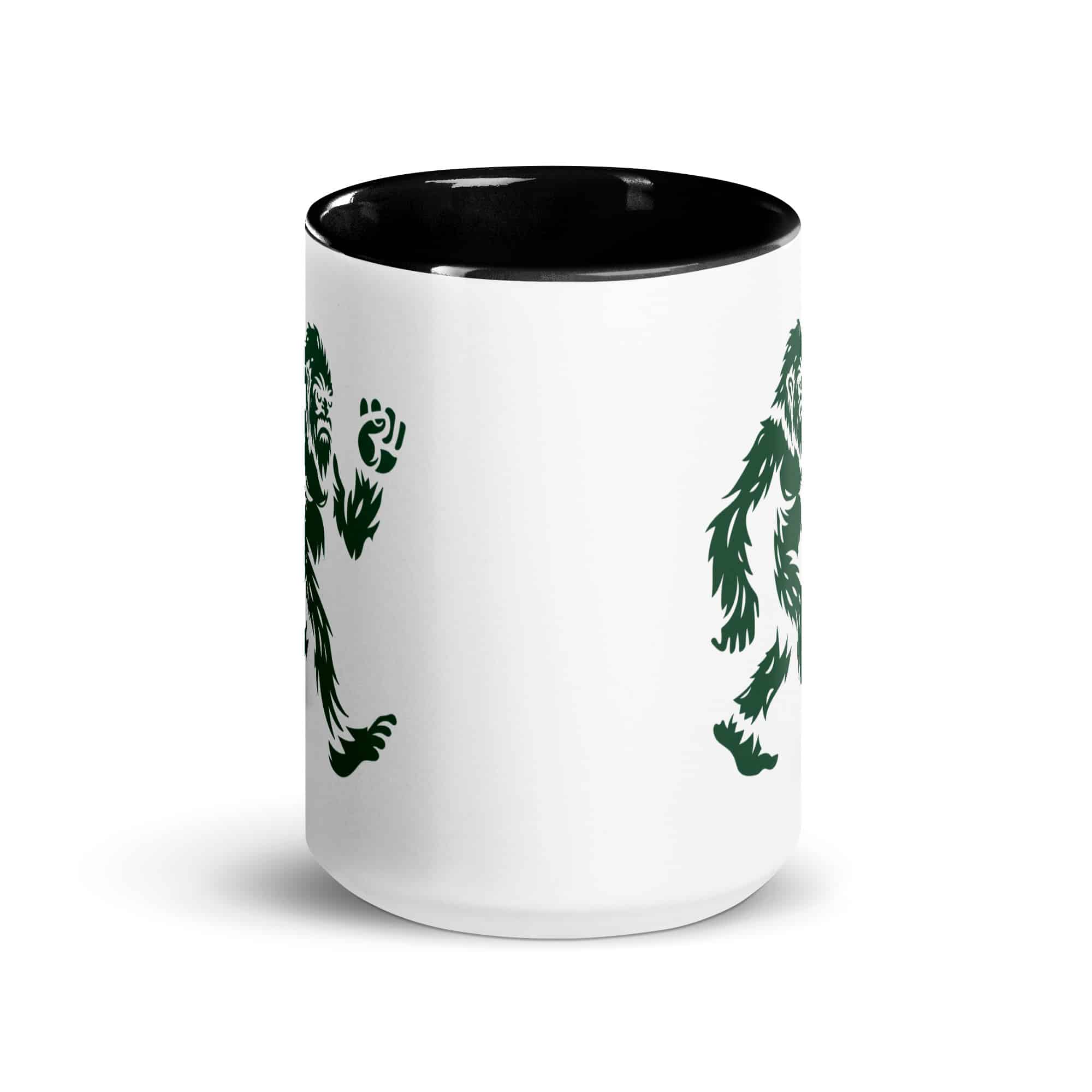 Forest Green Bigfoot by Chase Patrick Myers Color Inside Mug