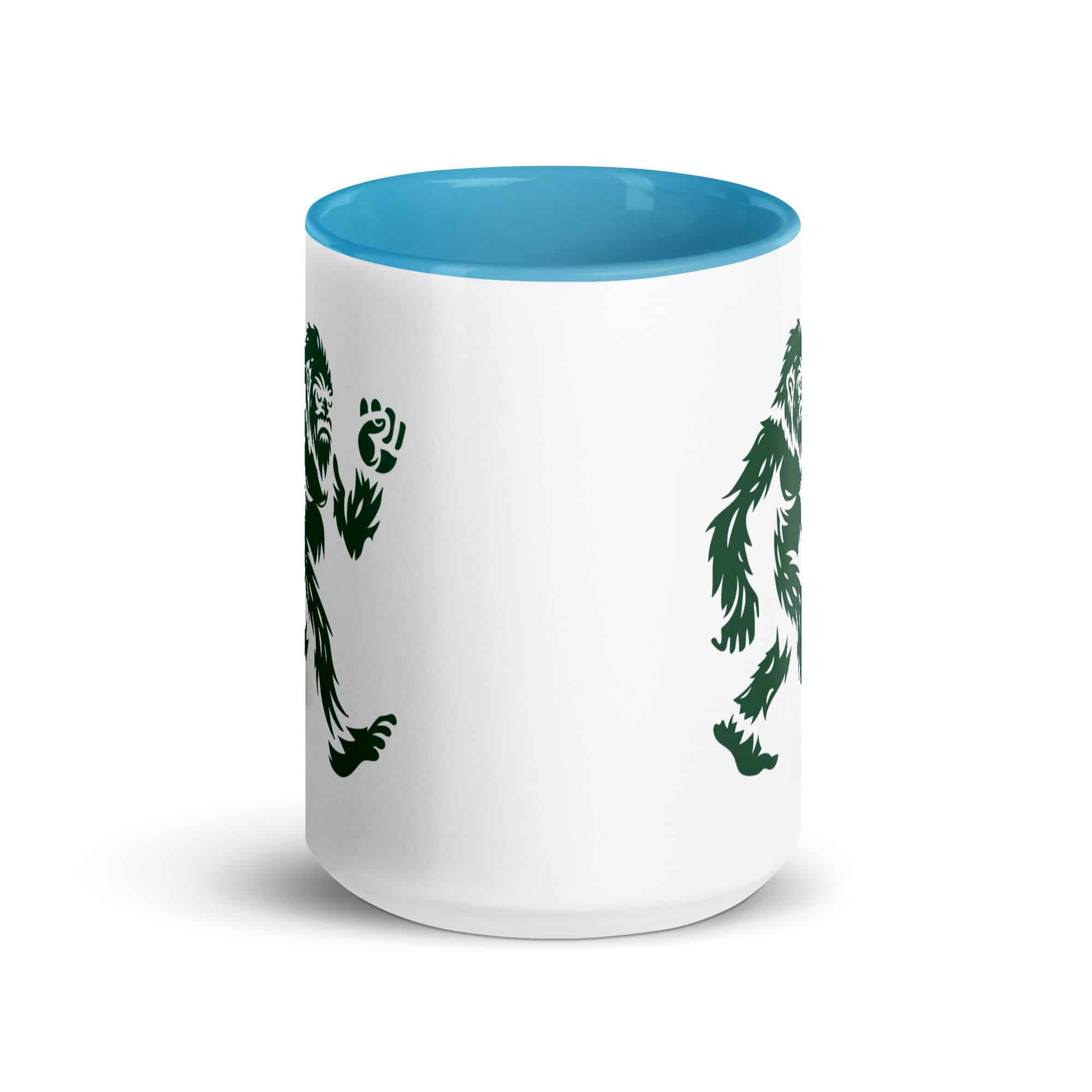 Forest Green Bigfoot by Chase Patrick Myers Color Inside Mug