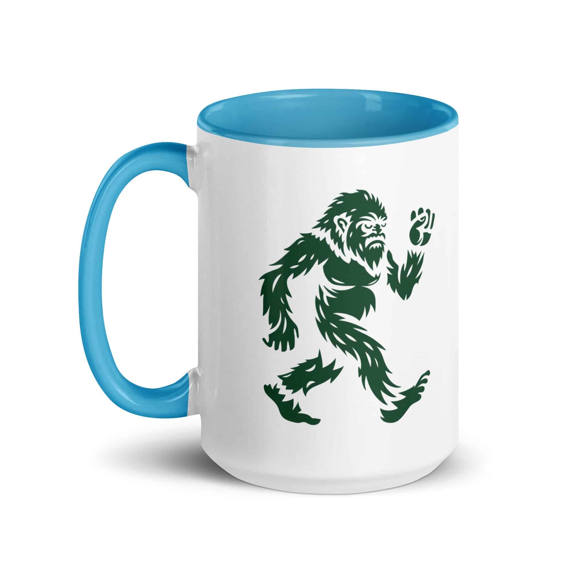 Forest Green Bigfoot by Chase Patrick Myers Color Inside Mug