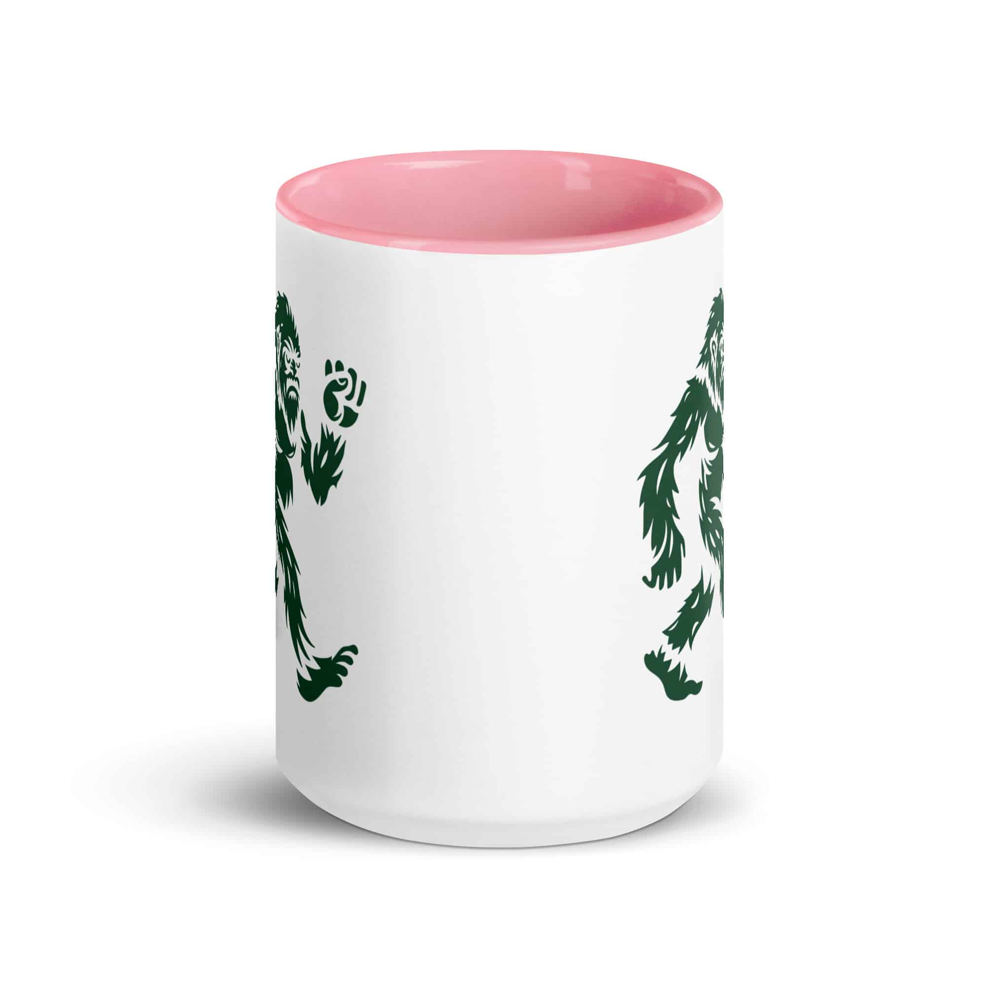 Forest Green Bigfoot by Chase Patrick Myers Color Inside Mug