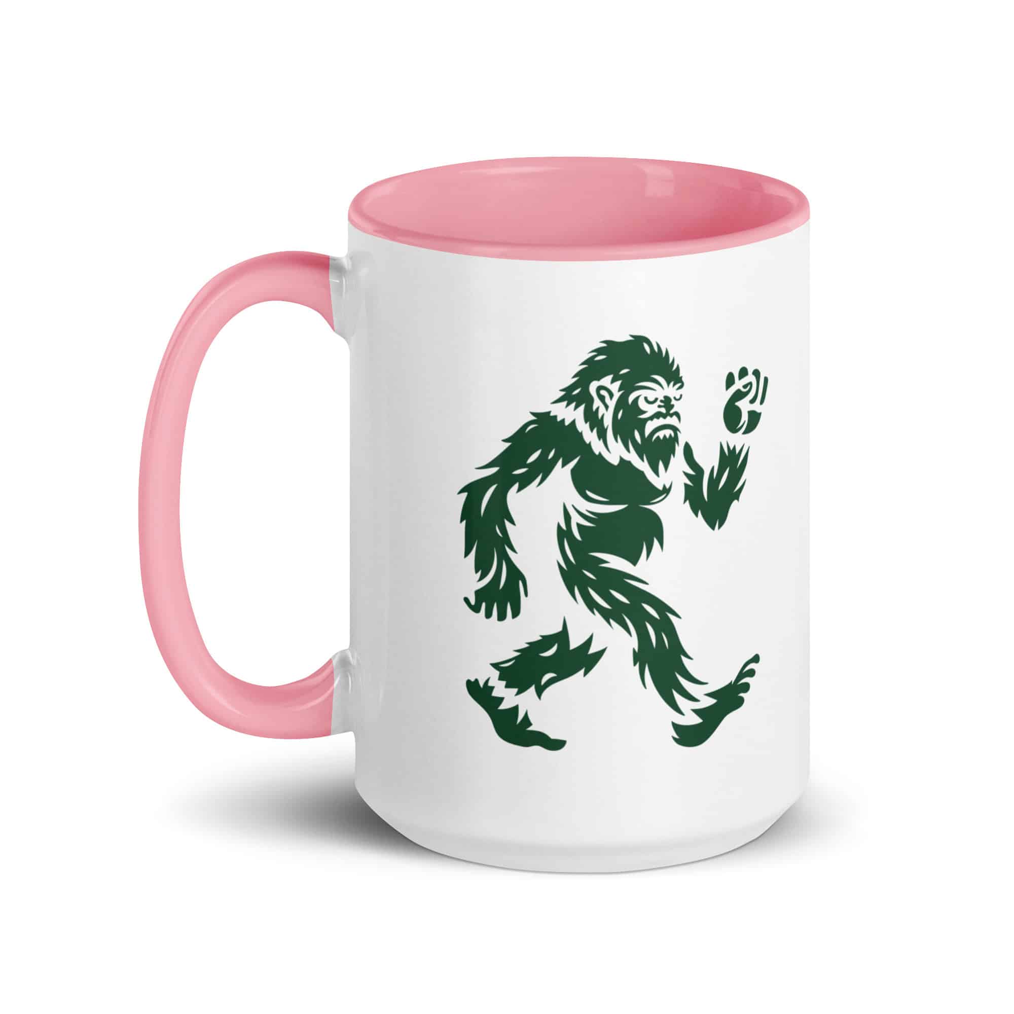 Forest Green Bigfoot by Chase Patrick Myers Color Inside Mug