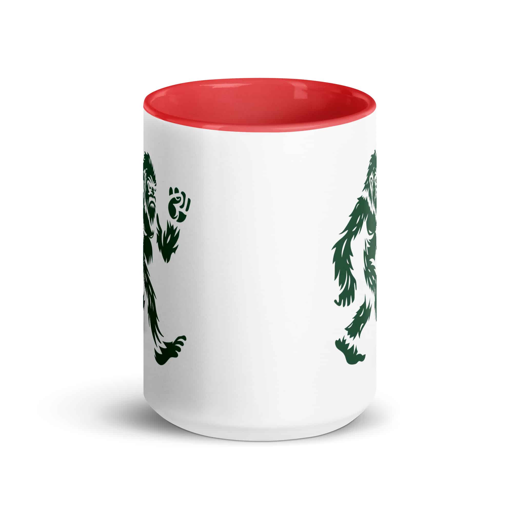 Forest Green Bigfoot by Chase Patrick Myers Color Inside Mug