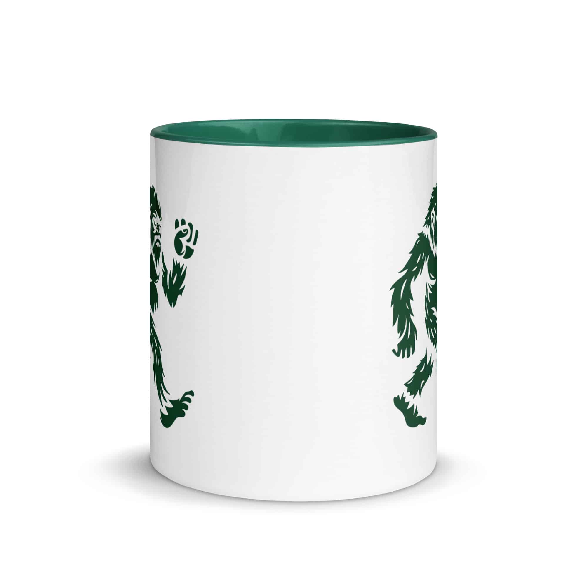 Forest Green Bigfoot by Chase Patrick Myers Color Inside Mug