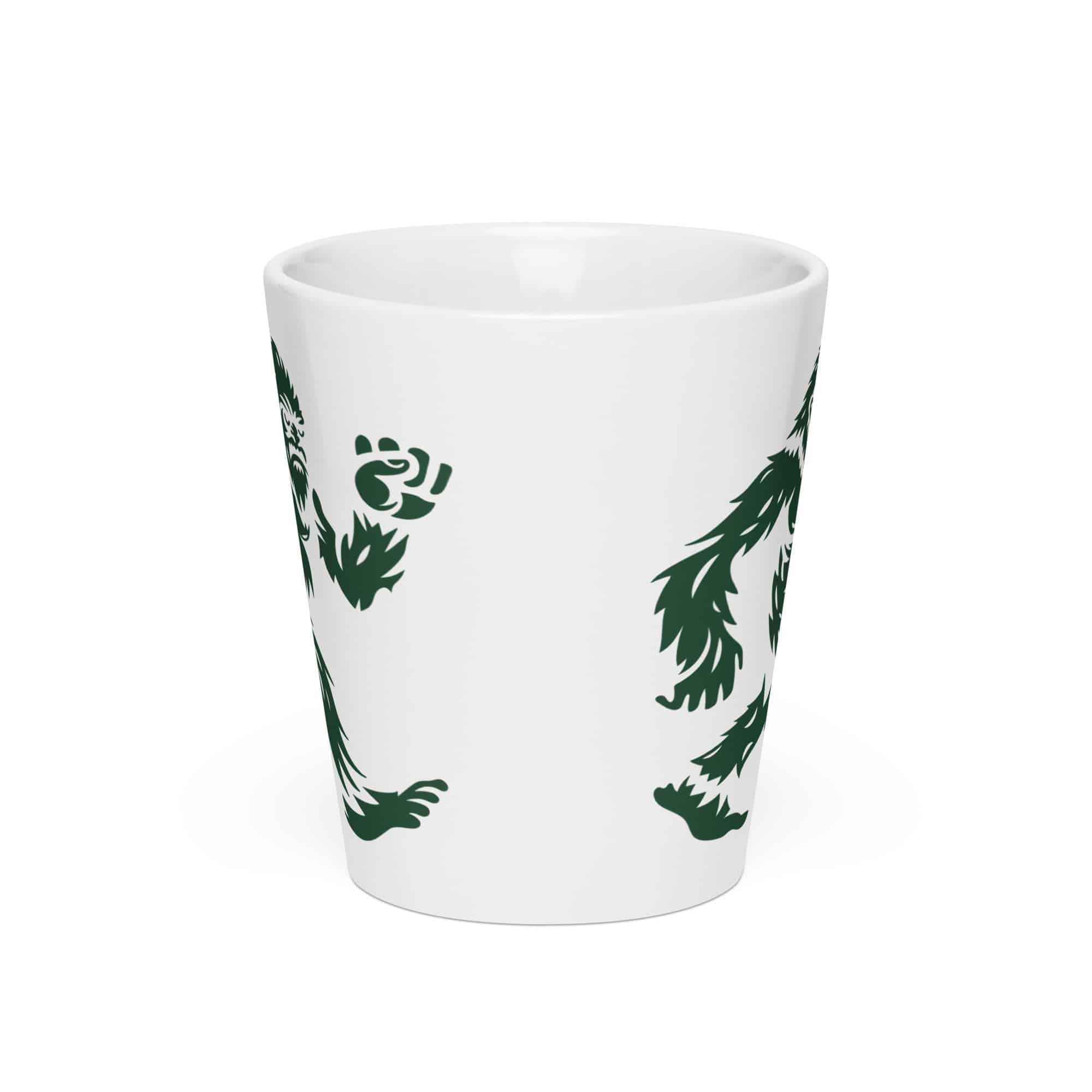 Forest Green Bigfoot by Chase Patrick Myers Latte Mug