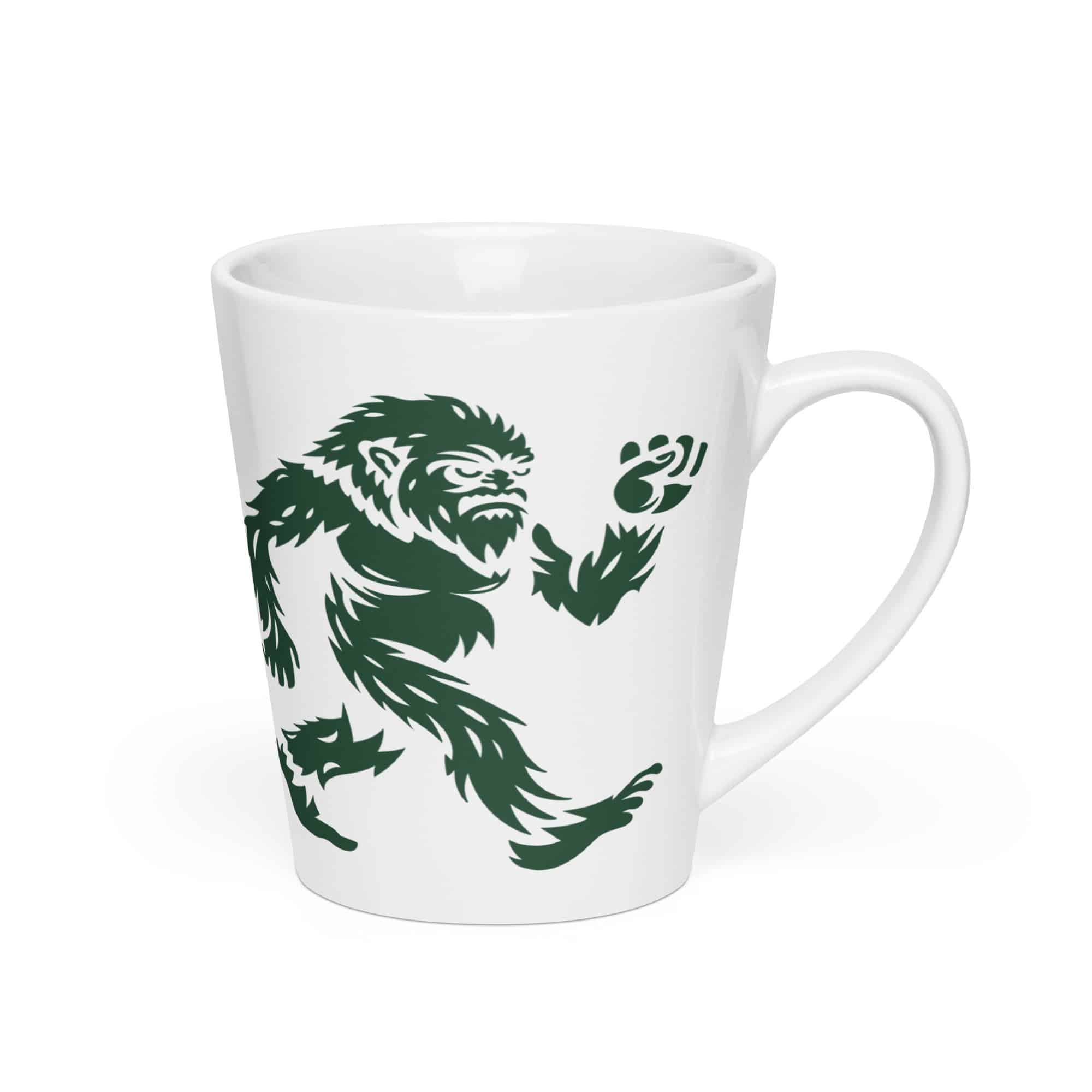 Forest Green Bigfoot by Chase Patrick Myers Latte Mug