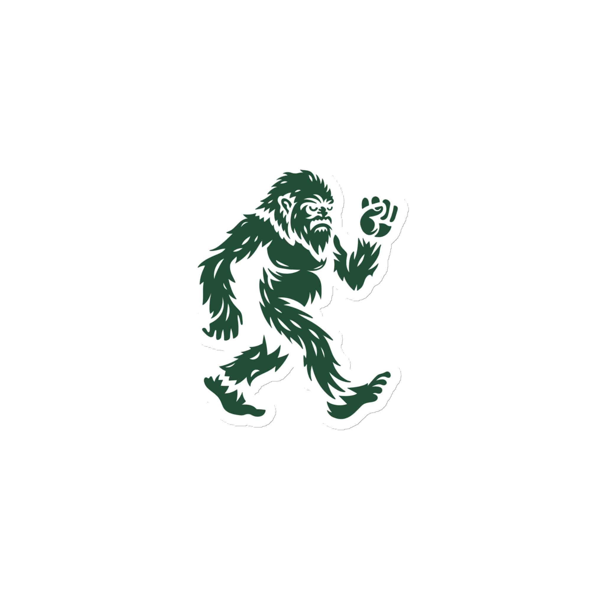 Forest Green Bigfoot by Chase Patrick Myers Die-Cut Magnet