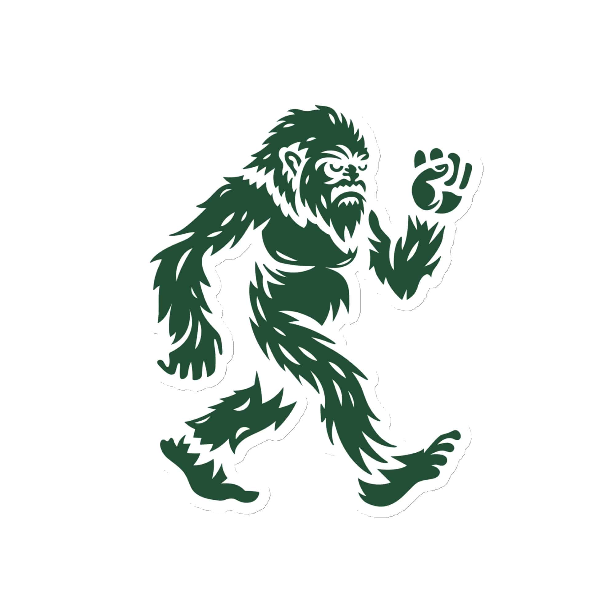 Forest Green Bigfoot by Chase Patrick Myers Die-Cut Magnet